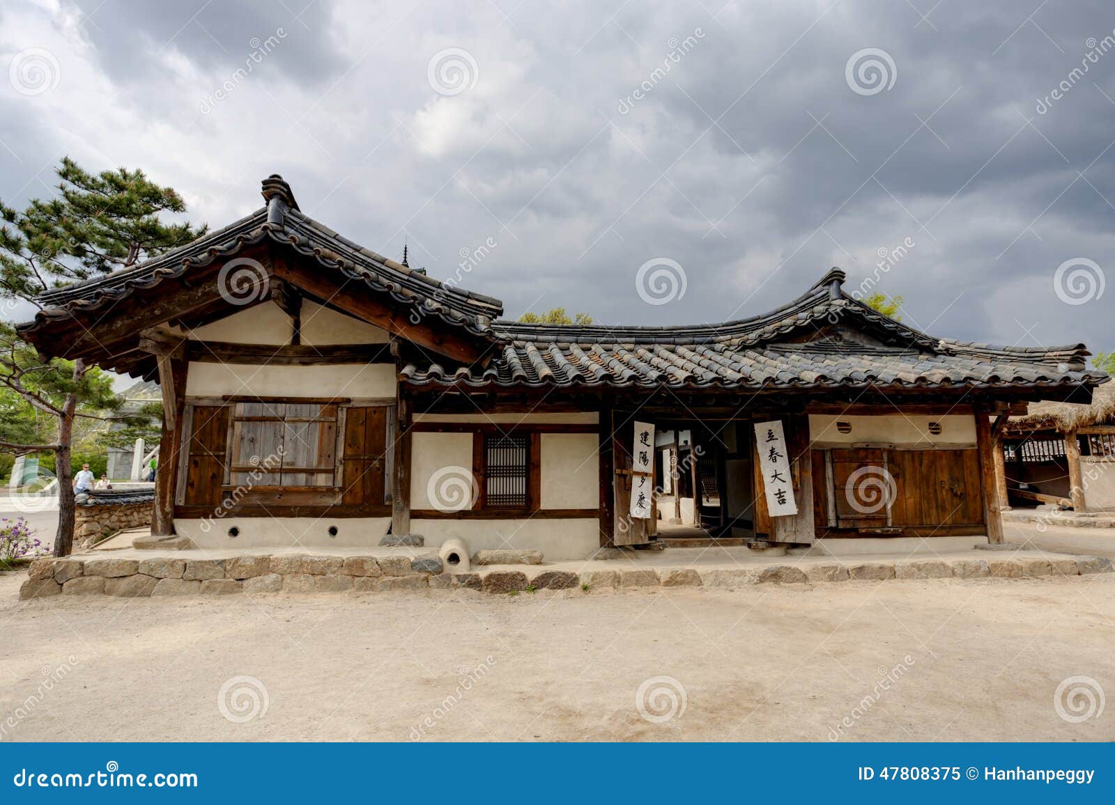 Traditional Korean House editorial image. Image of artistic 47808375