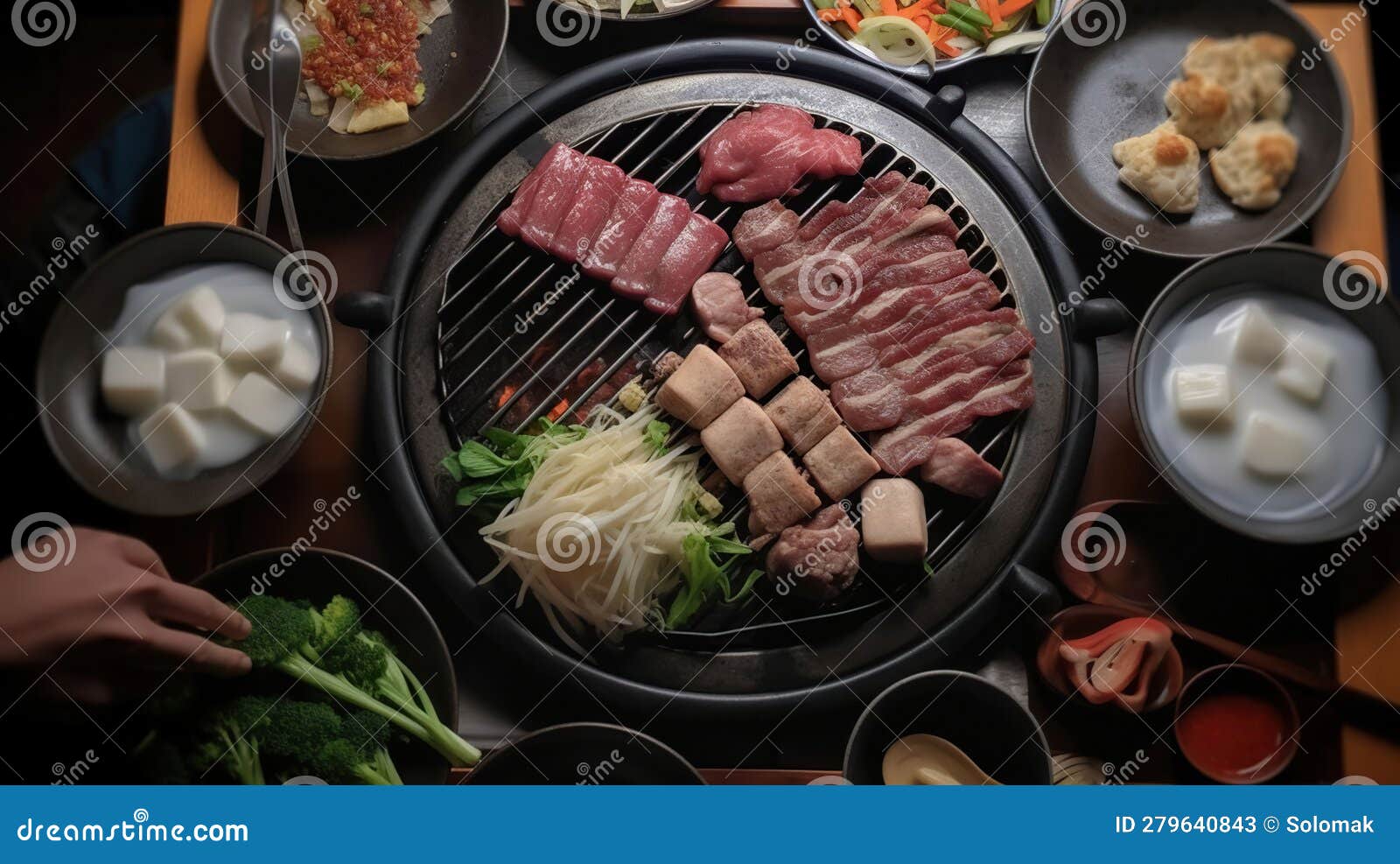 Traditional Korean Sauces with Authentic Korean BBQ Experience