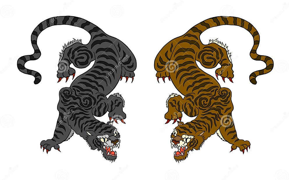 7. Korean Tiger Tattoo Back - wide 4