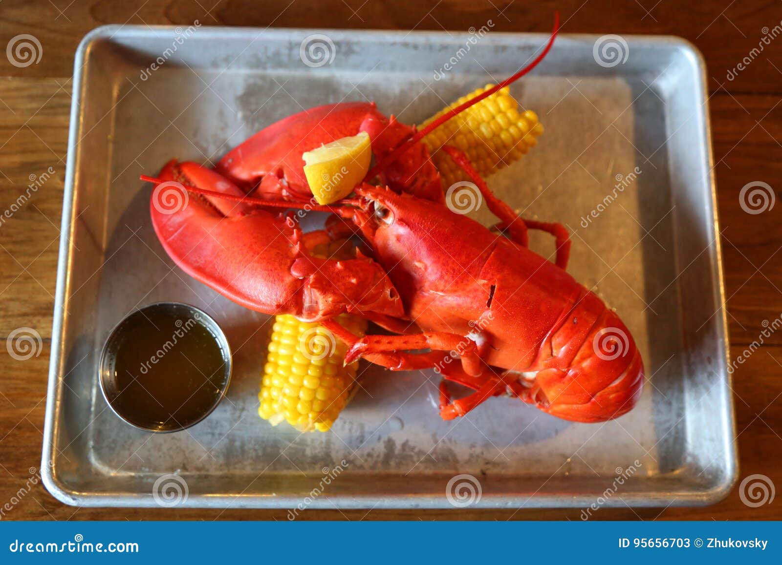 Traditional Lobster Bake in Maine Stock Image Image of delicacy, full