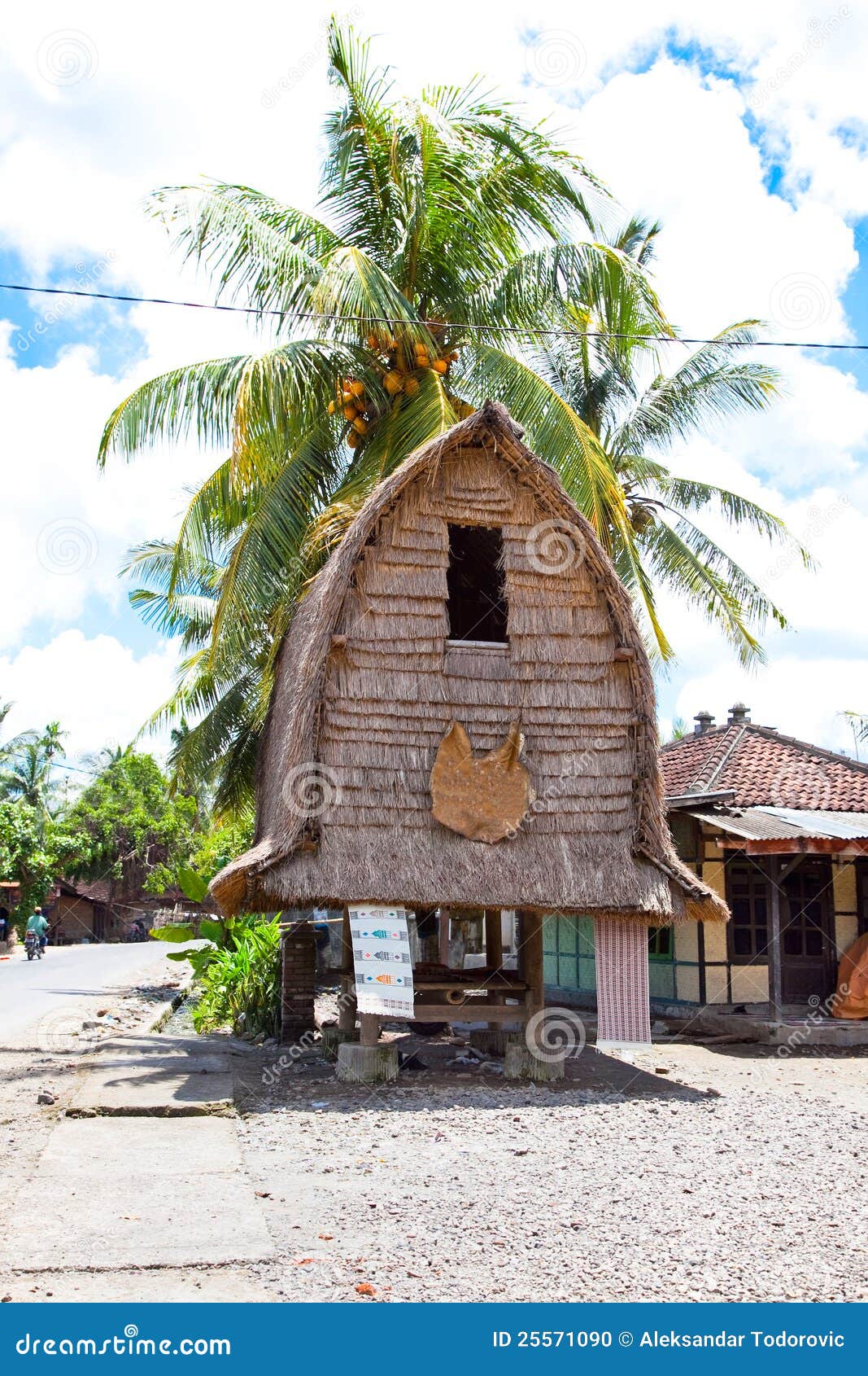 Traditional Lombok s house stock photo. Image of culture 25571090