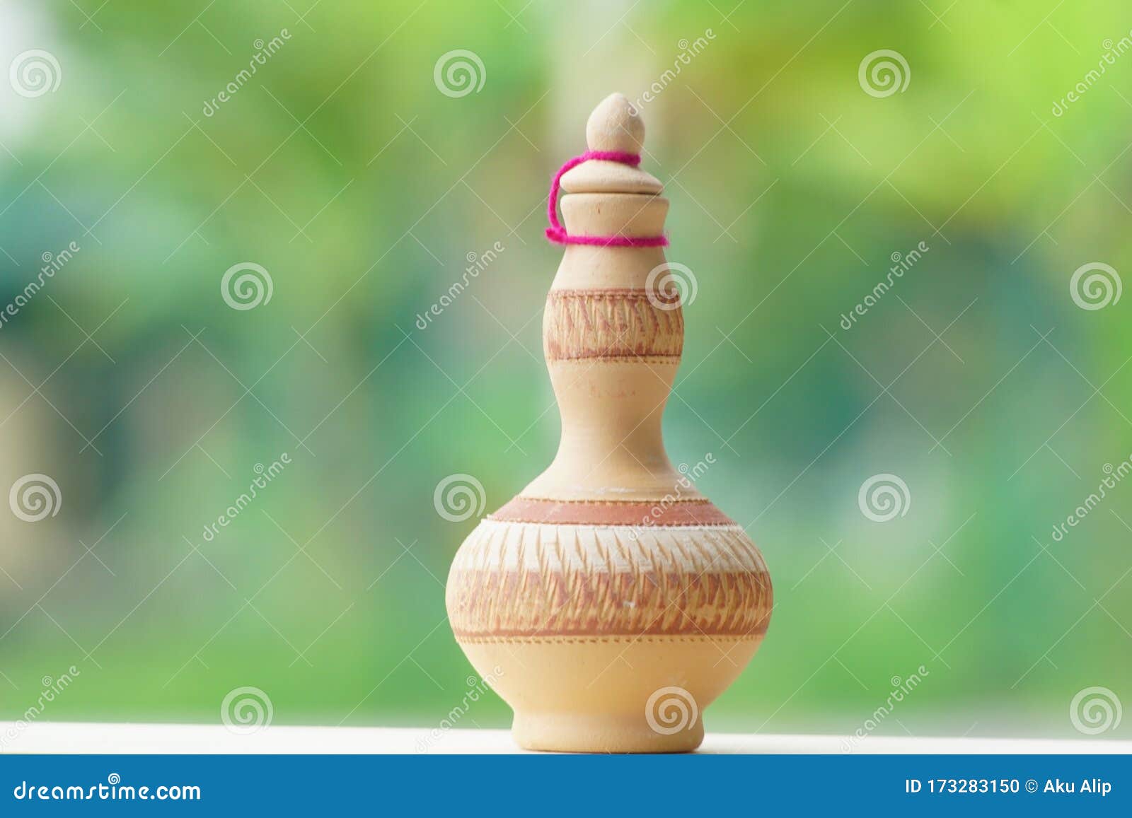 Traditional Malay Hand Made Clay Pottery Stock Photo - Image of storage