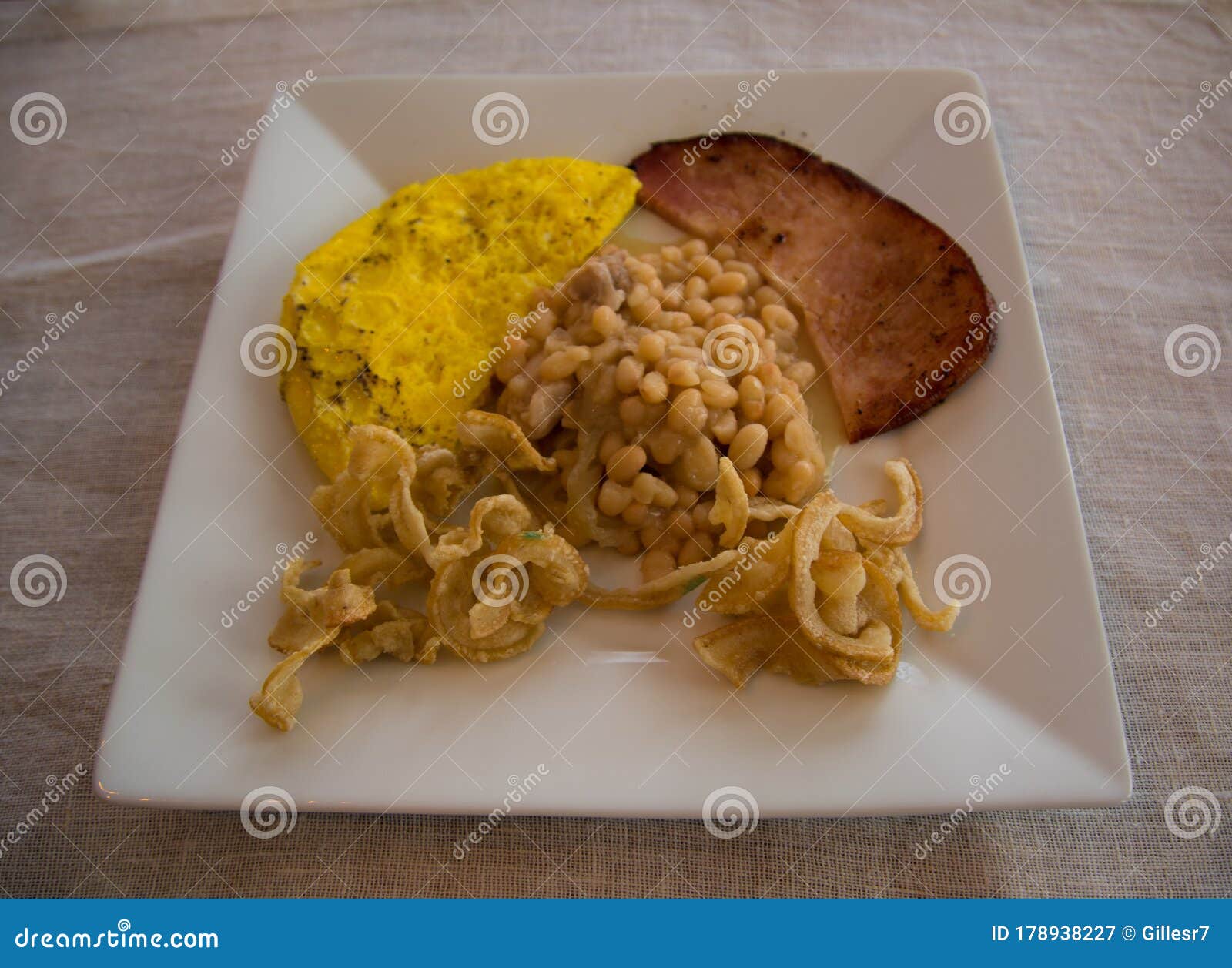 Traditional Meal of Sugar Shack in Spring in Quebec Stock Image Image