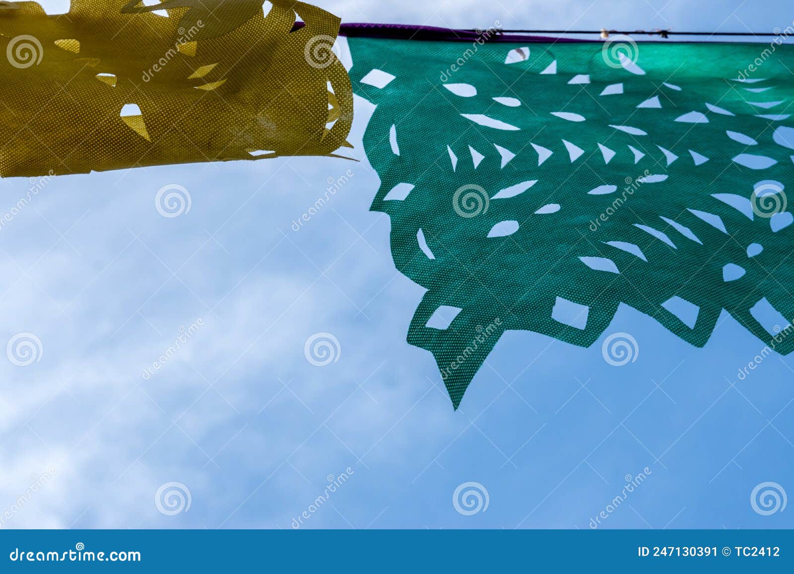 Traditional Mexican Banners for Decoration Stock Image Image of