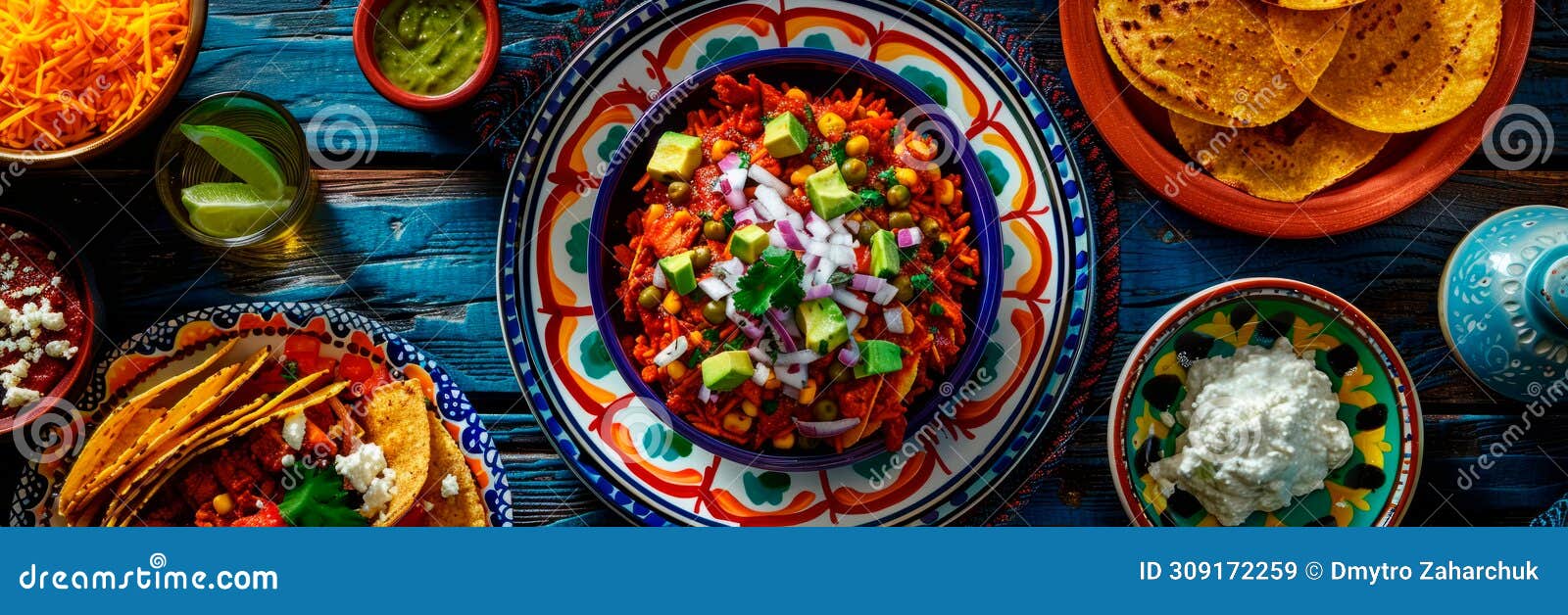 a traditional mexican breakfast with dishes such as chilaquiles.