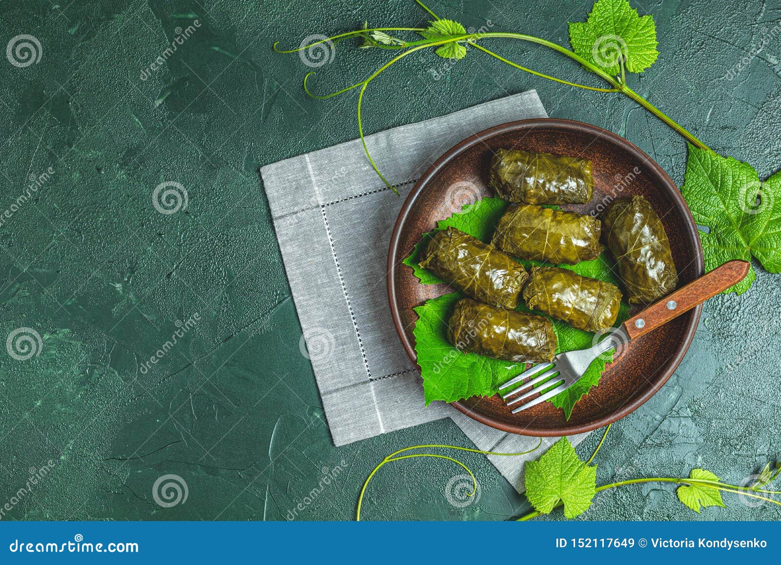 traditional middle eastern dolma or tolma or sarma