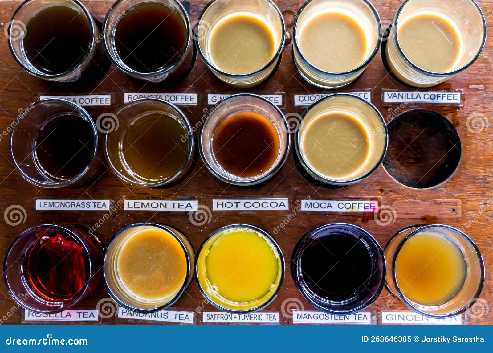 Cups of taste stock image. Image of drink, taste, cuisine 263646385