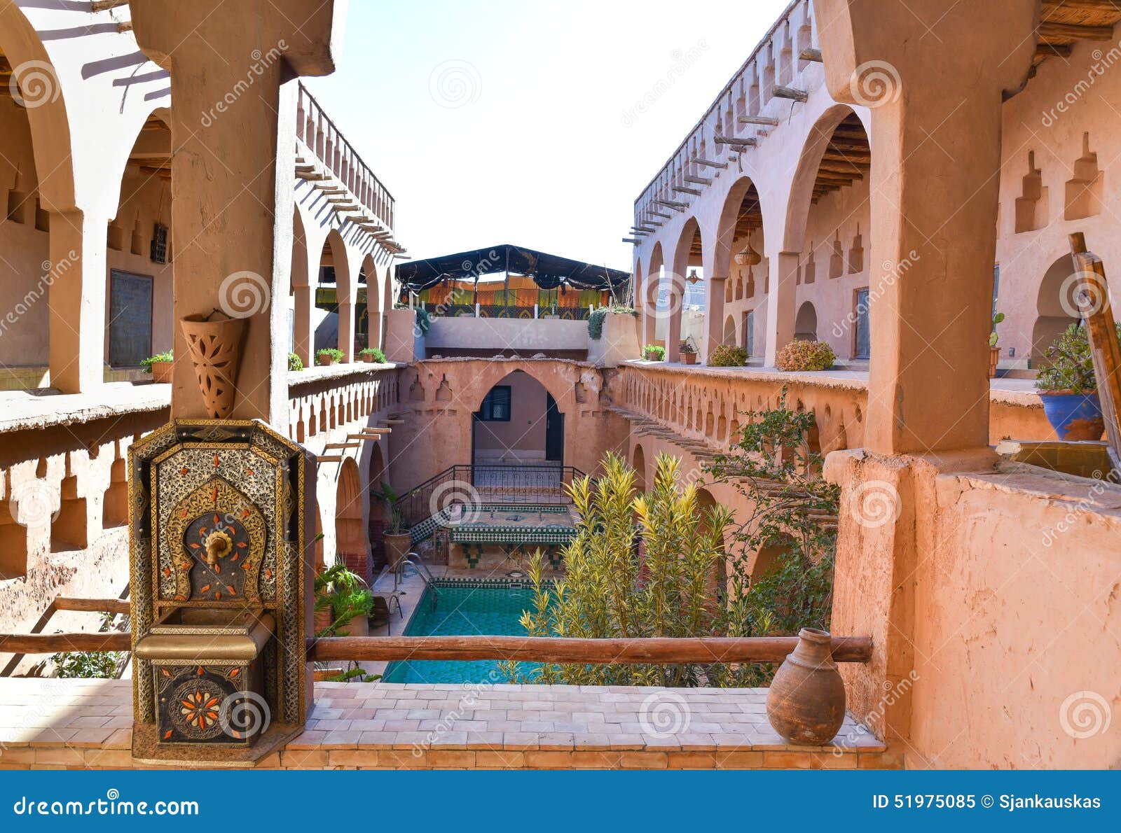 Traditional Moroccan house stock image. Image of arab ...