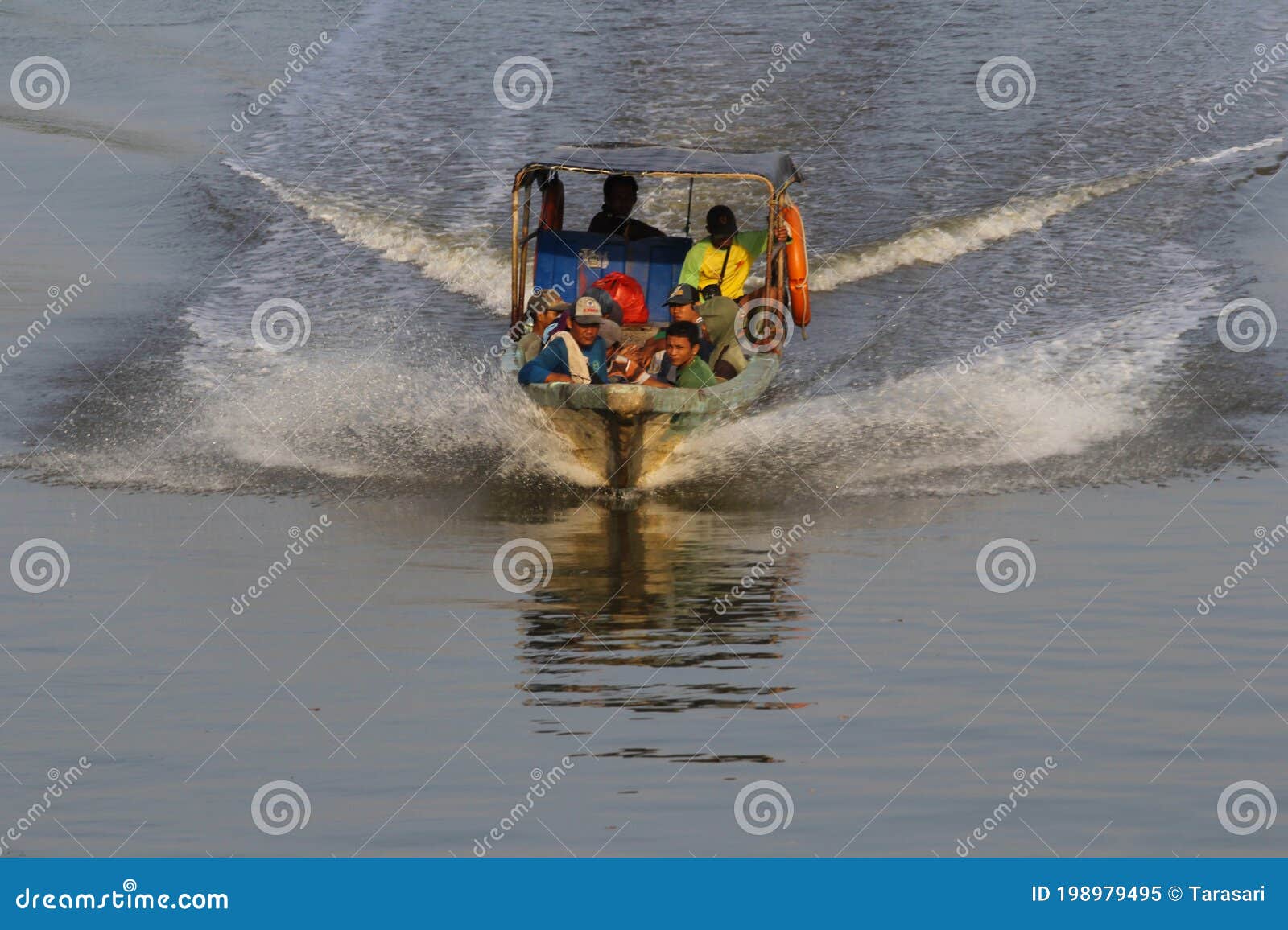 motorboat in indonesia
