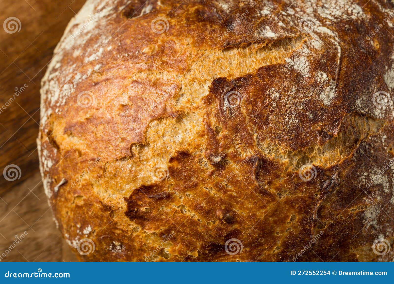 Traditional No Knead Peasant Bread Stock Photo Image of healthy