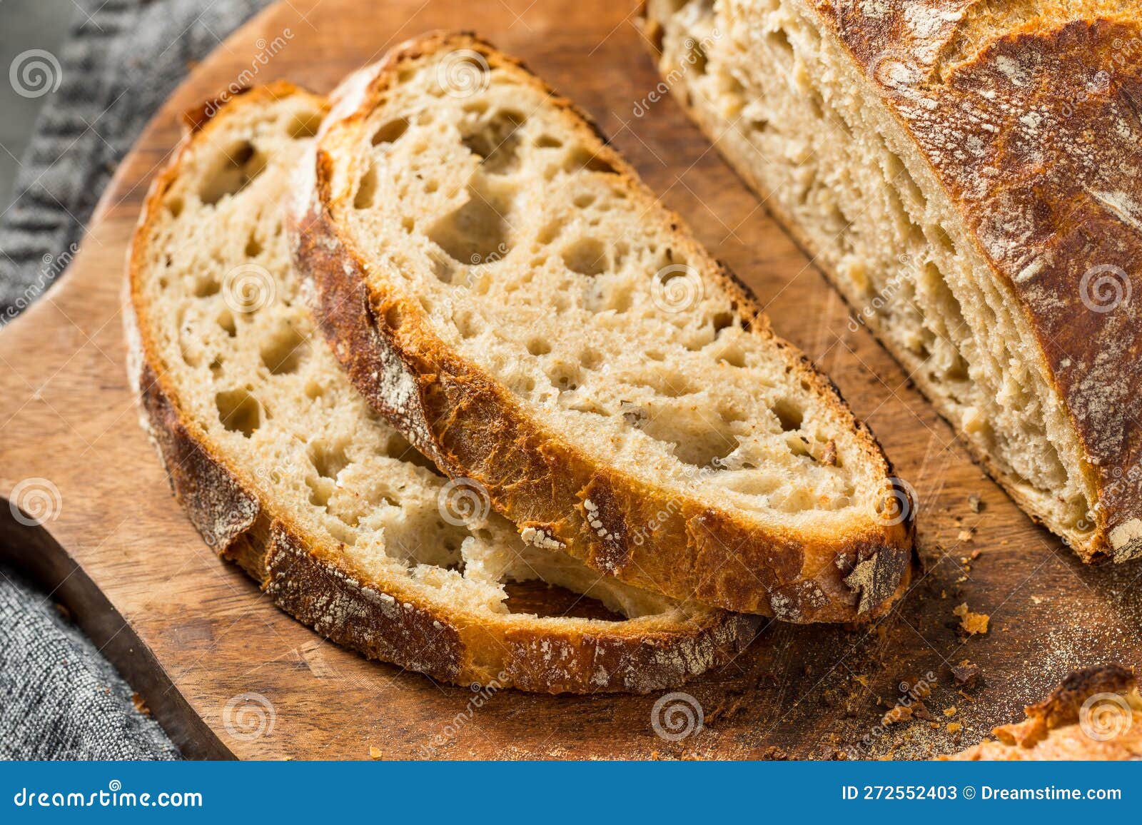 Traditional No Knead Peasant Bread Stock Image Image of peasant, bakery 272552403