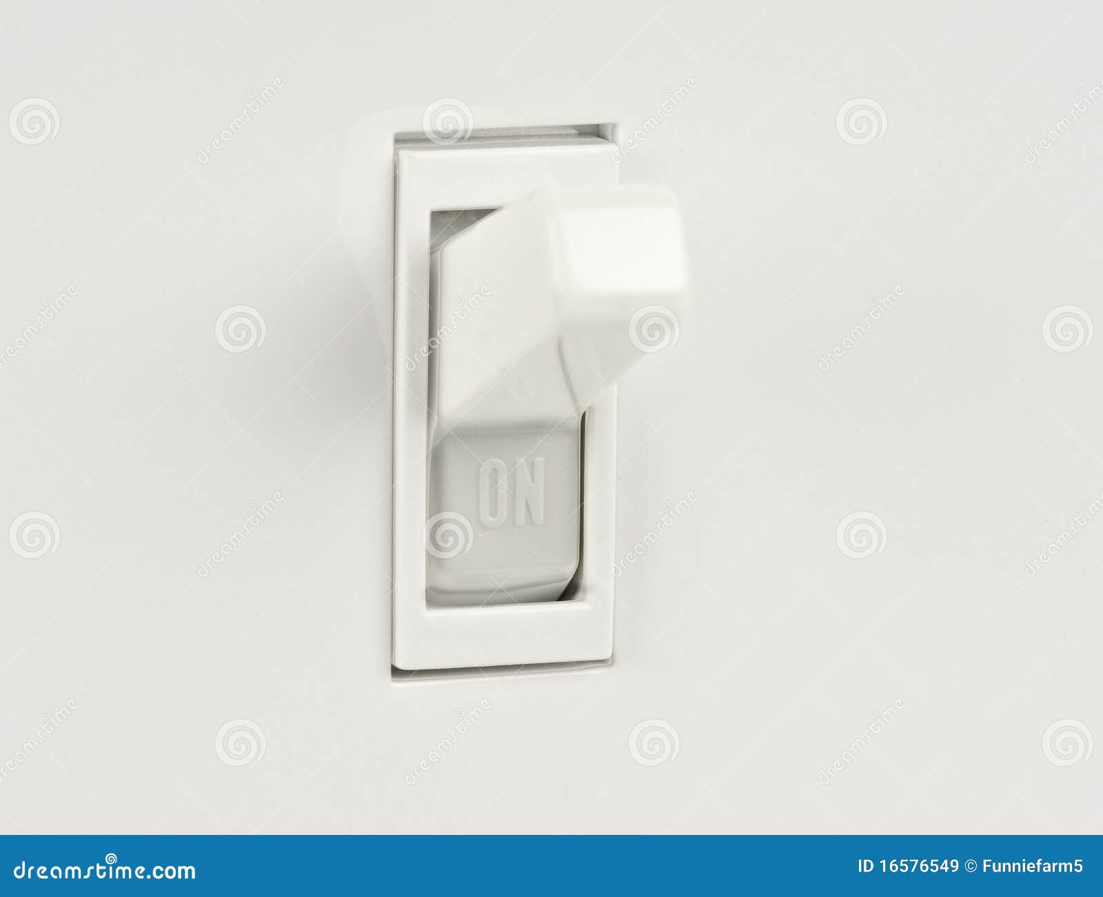 Traditional North American Toggle Electric Switch Stock Image Image