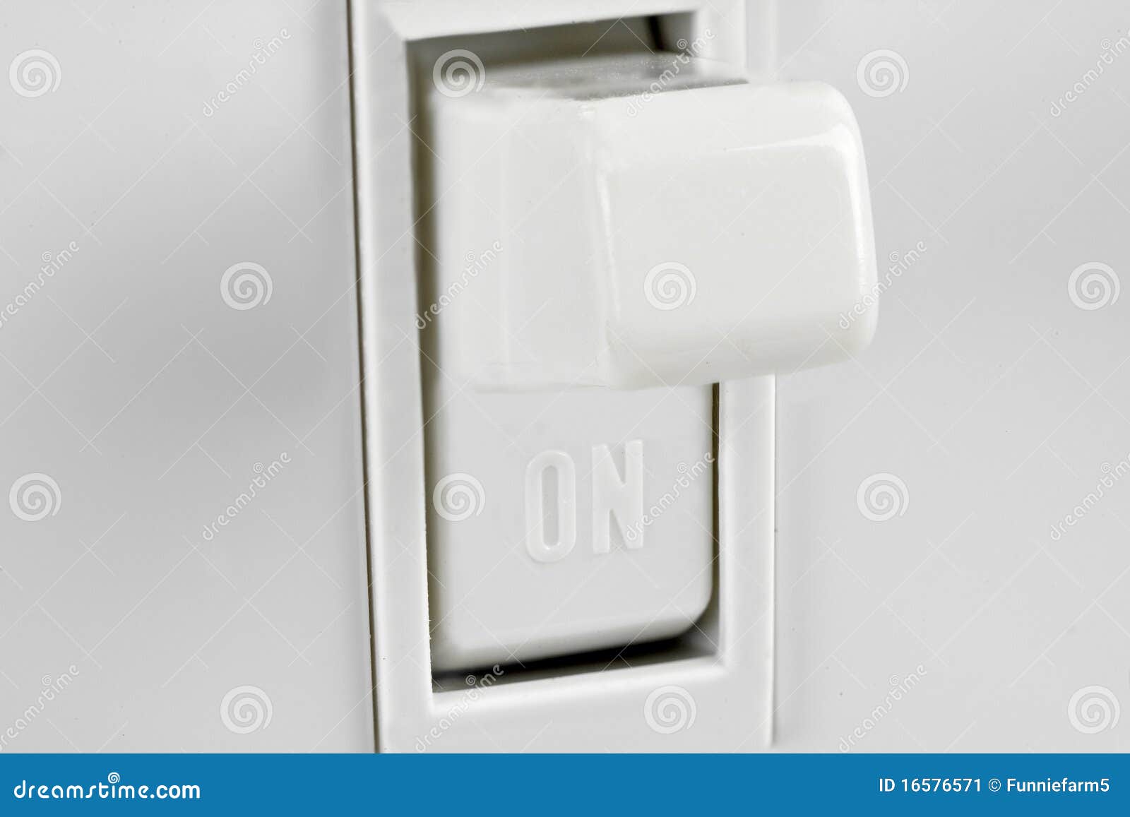 Traditional North American Toggle Electric Switch Stock Image Image