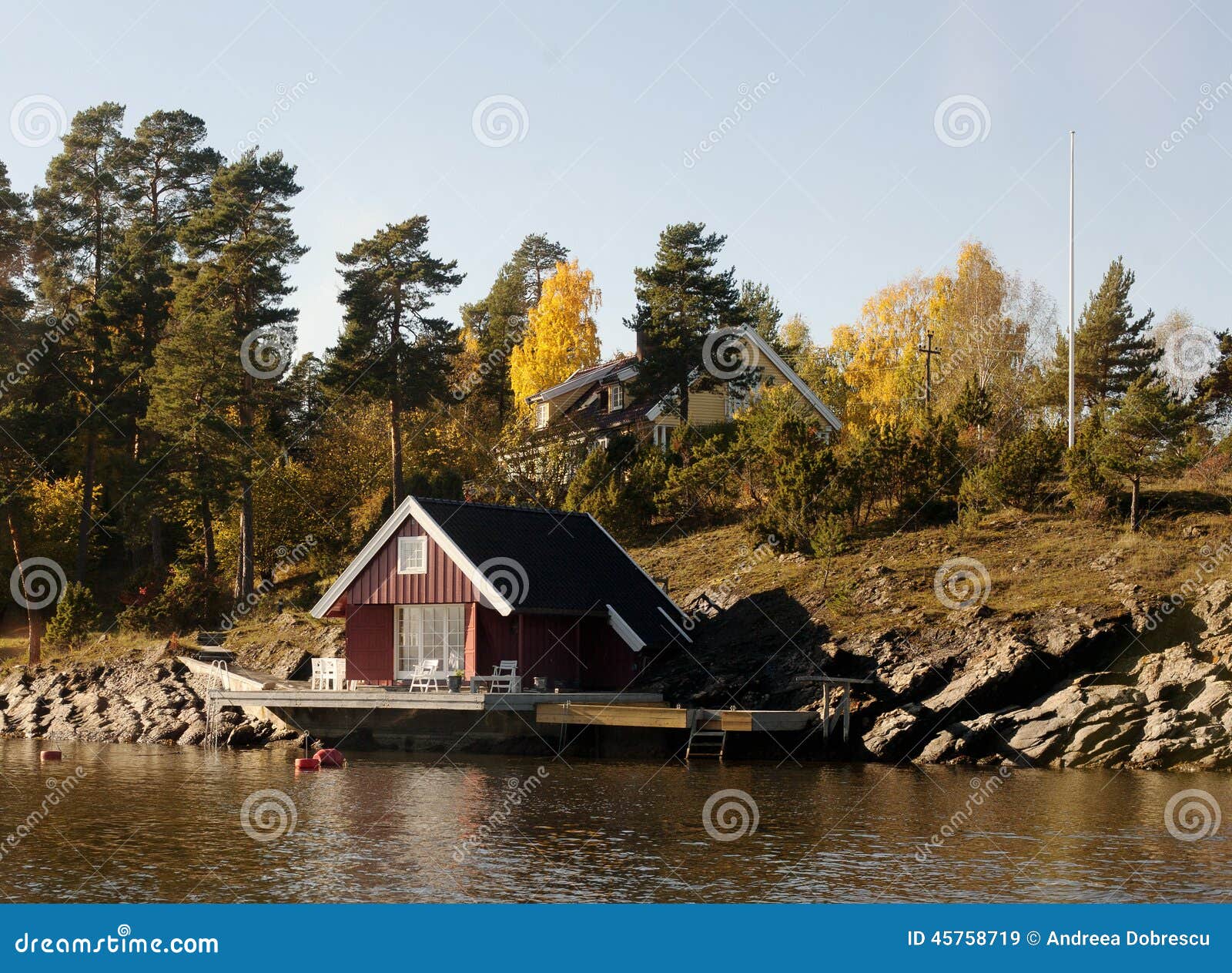 Traditional Norwegian House Stock Image Image of buildings, outdoor