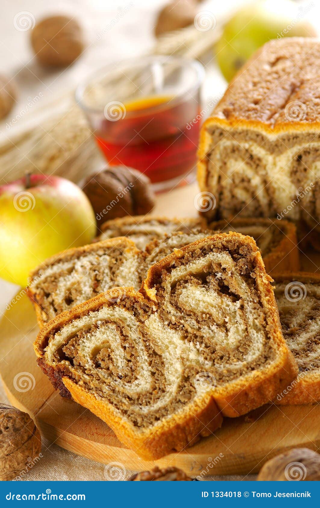 Traditional nut cake stock photo. Image of grape, cook - 1334018