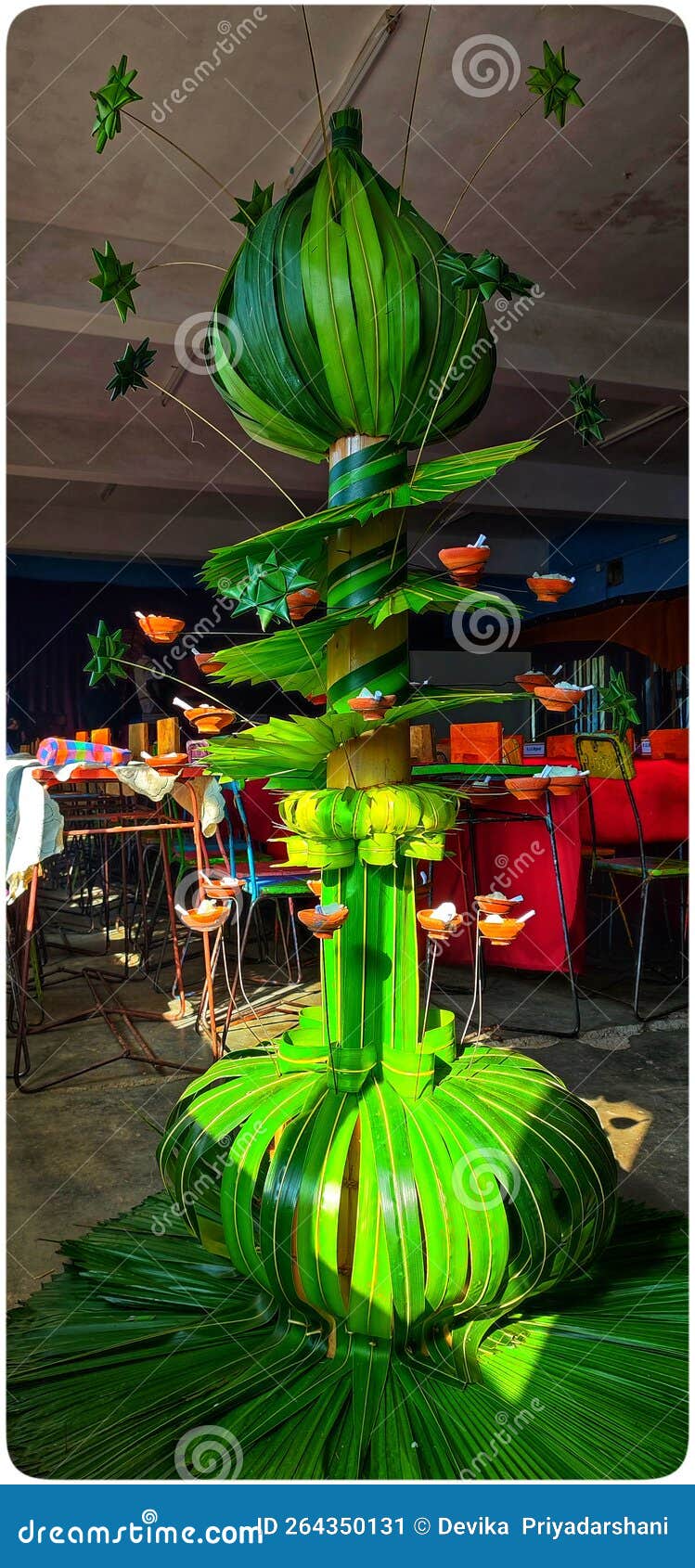 Traditional Oil Lamp Make Coconut Lefe Editorial Photo Image of lefe