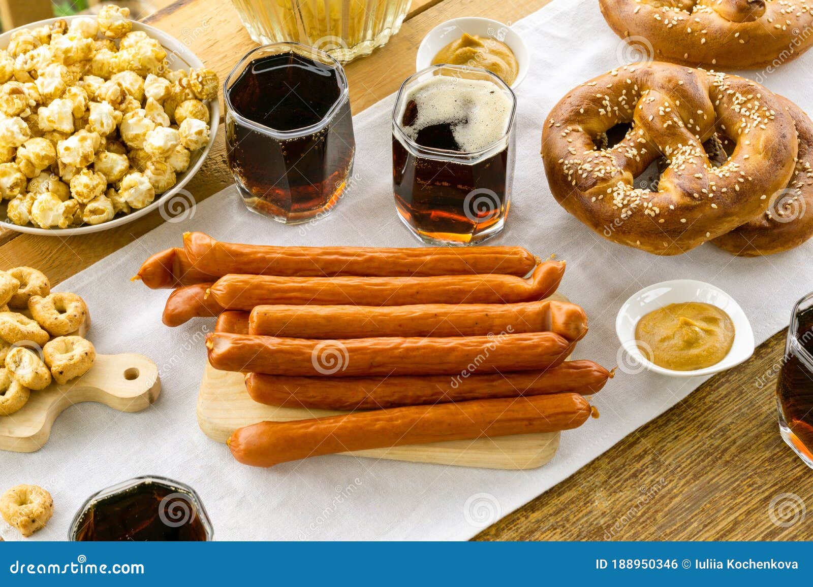 Oktober Fest Food on a Wooden Stock Photo Image of delicacy, munich: