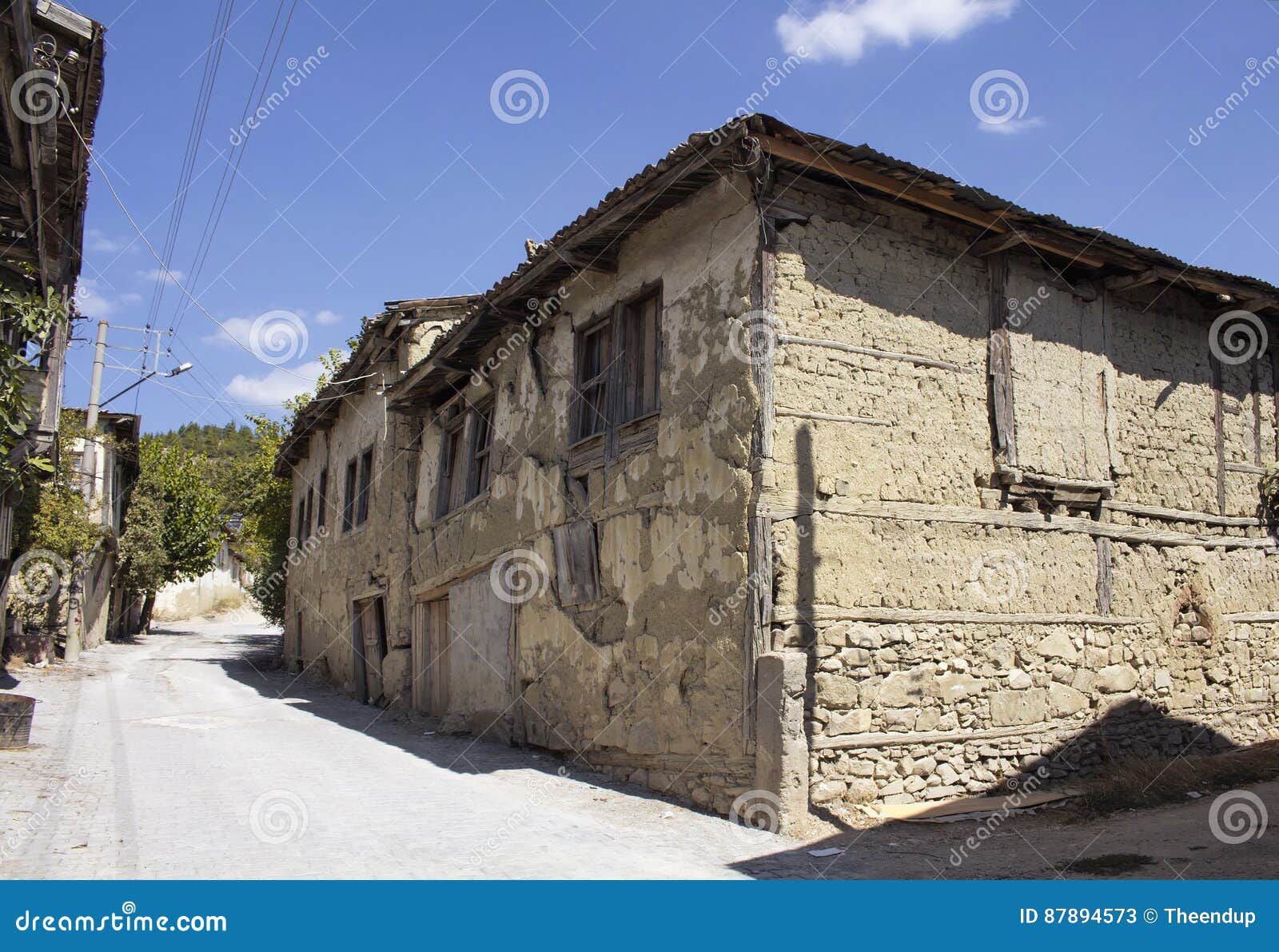 Traditional, Old and Historical Anatolian House Stock Image - Image of ...