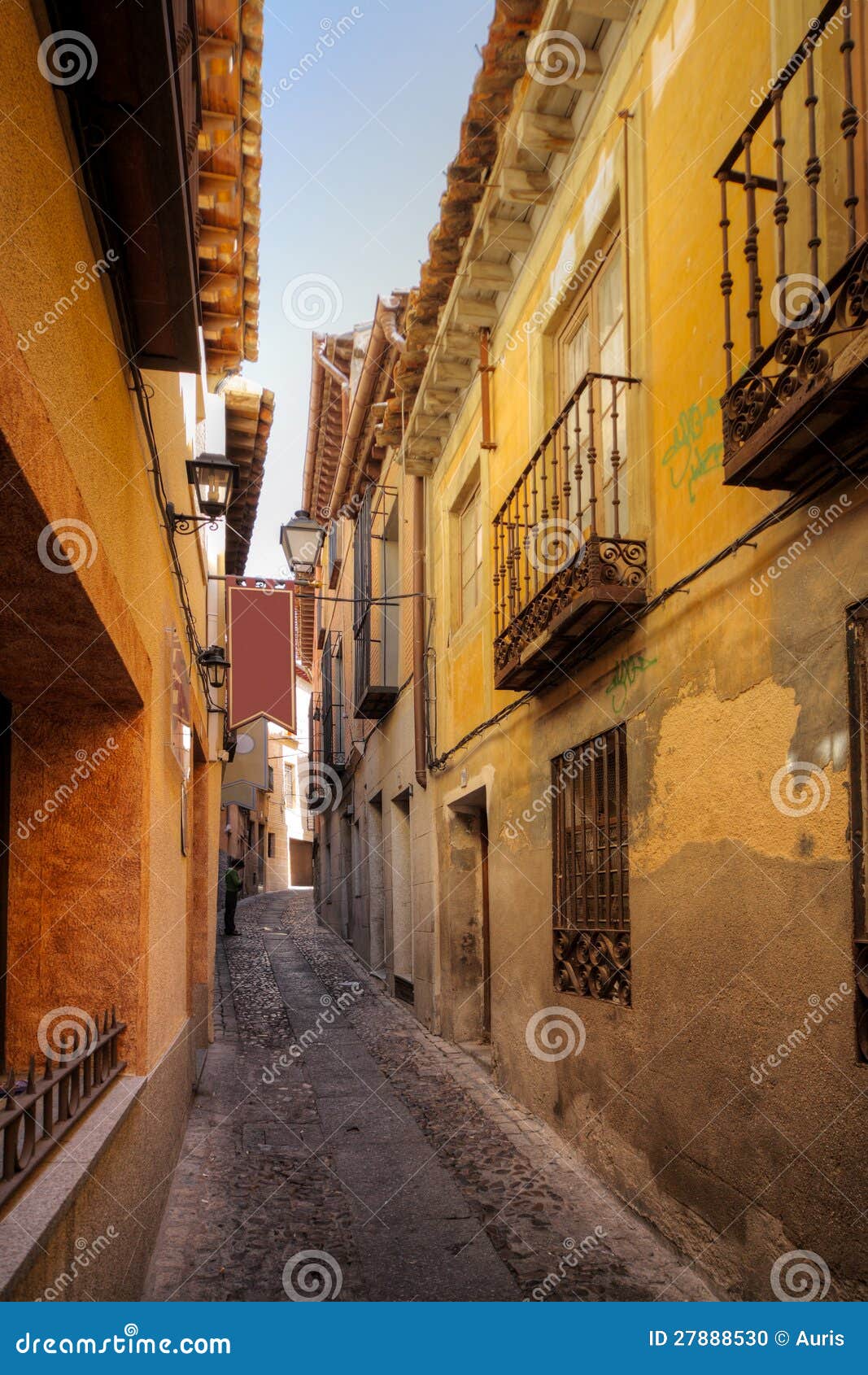 traditional old spanish street