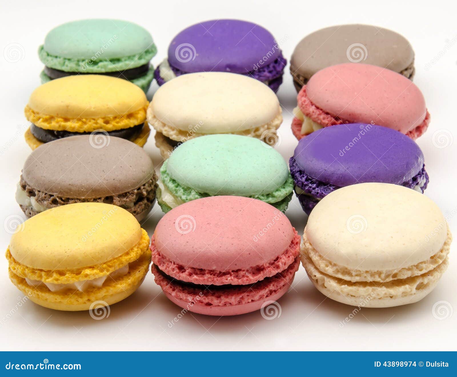Traditional Parisian Macarons Stock Photo - Image of paris, cake: 43898974
