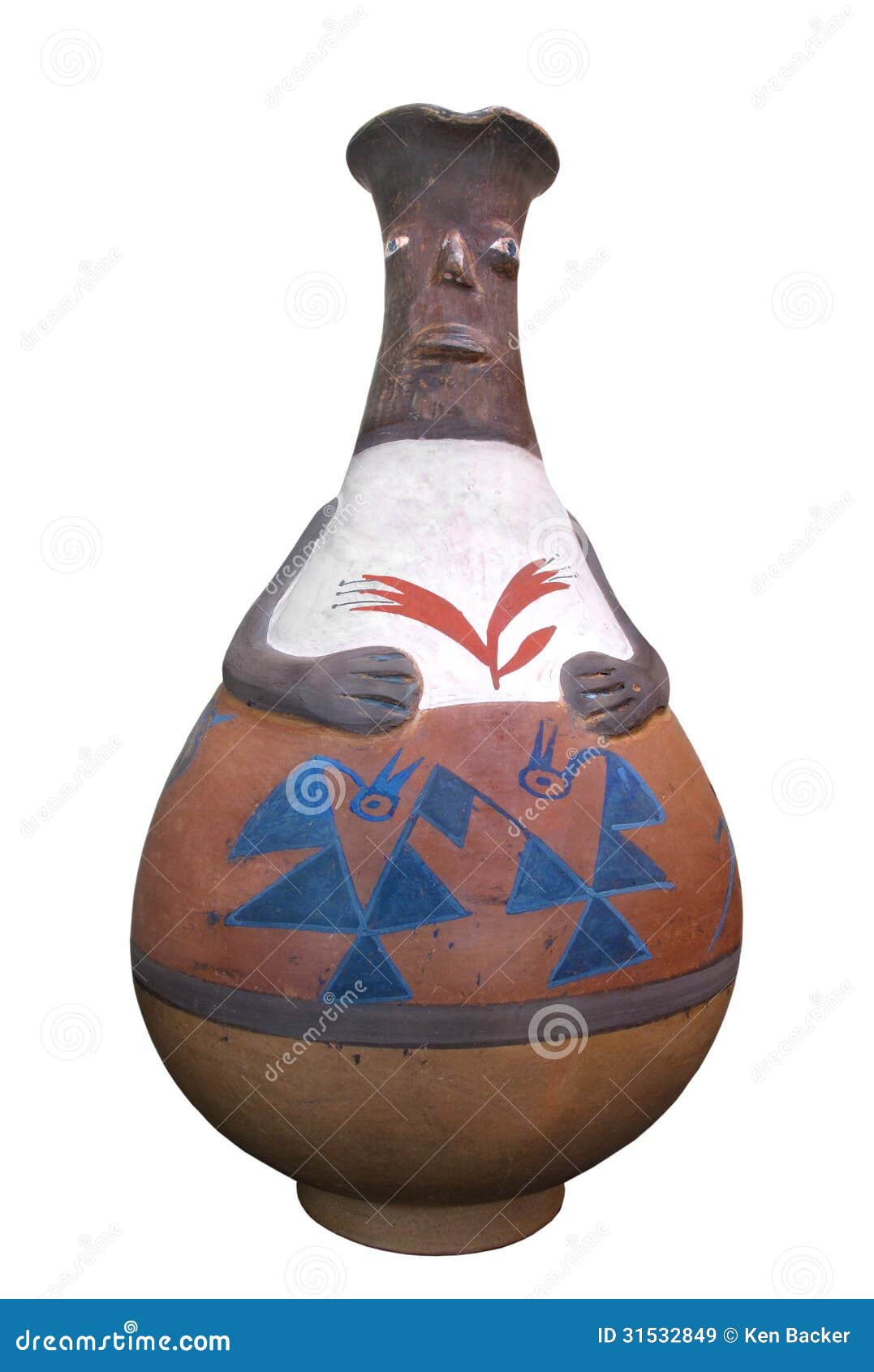 traditional peruvian indian pottery 