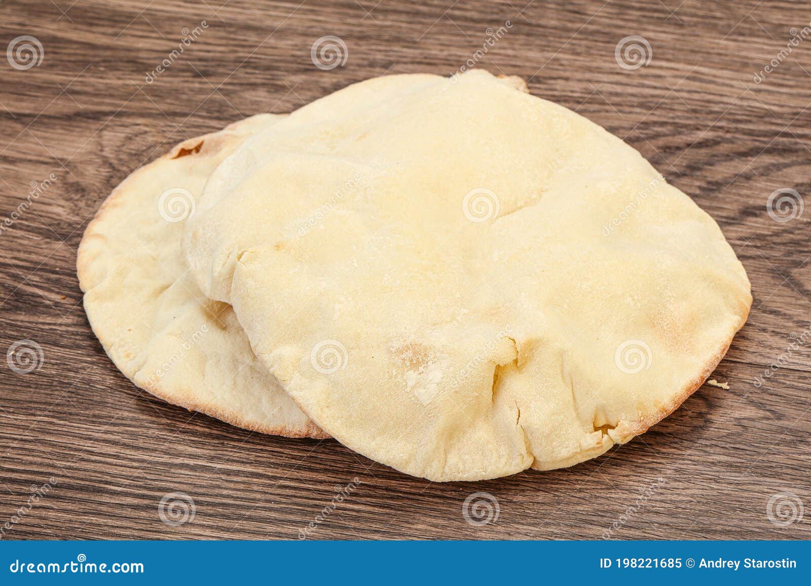 Traditional Pita Bread for Snack Stock Image Image of flat, white