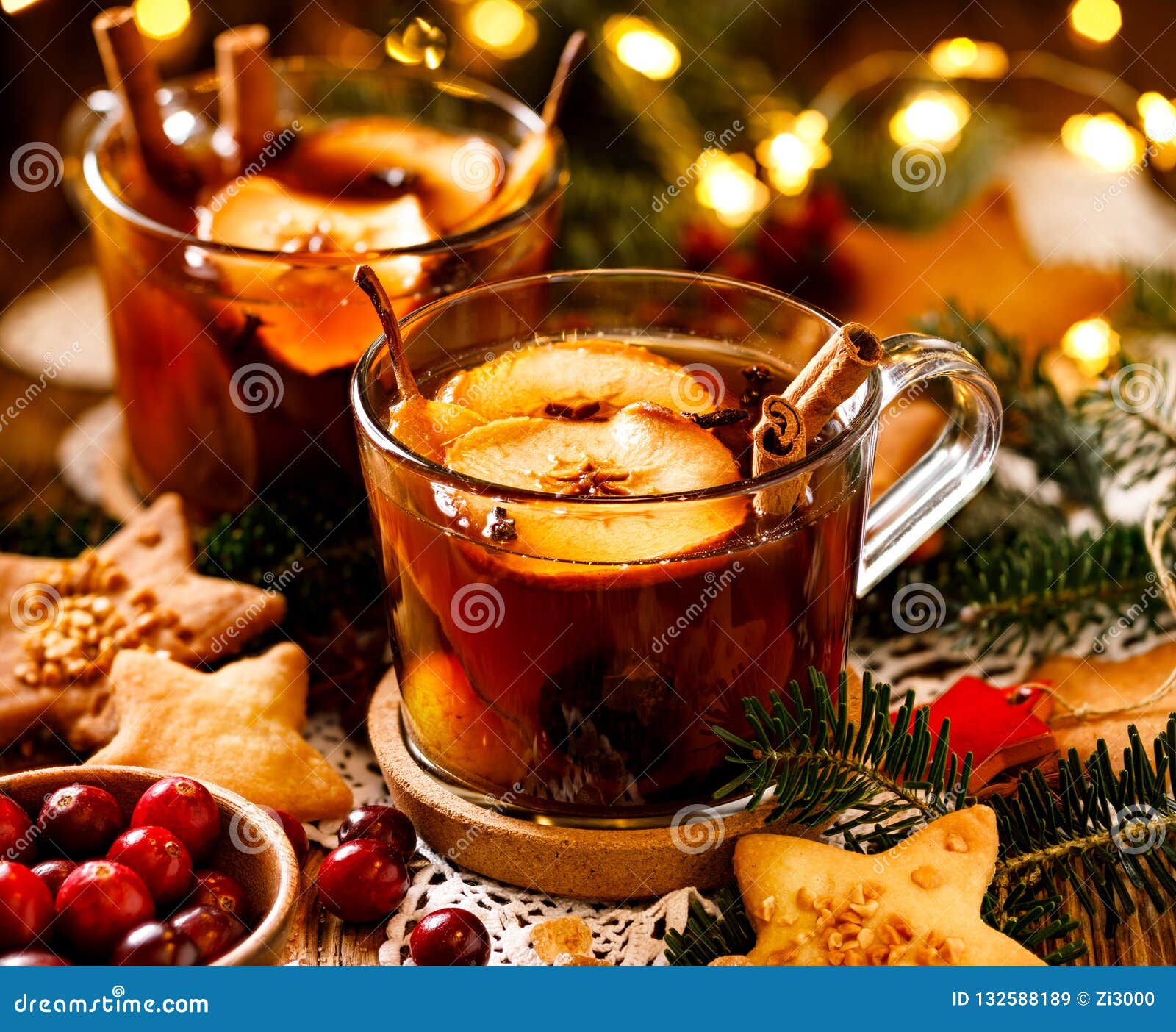 Traditional Polish Compote Of Dried Fruits And Spices For Christmas Dinner Close Up Traditional Polish Christmas Stock Image Image Of Festive Beverage 132588189