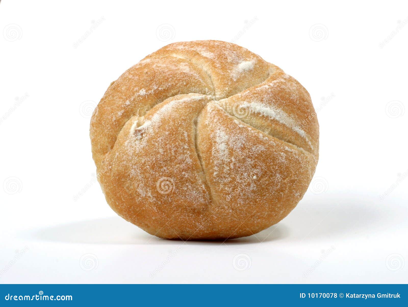 Traditional polish roll stock photo. Image of diet, carbohydrates