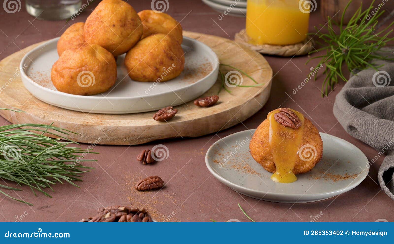 Traditional Portuguese Christmas Sweets Sonhos Stock Photo Image of