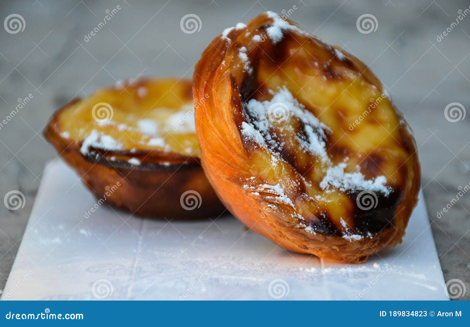 Traditional Portuguese Dessert Pasteis De Nata/pastel De Nata