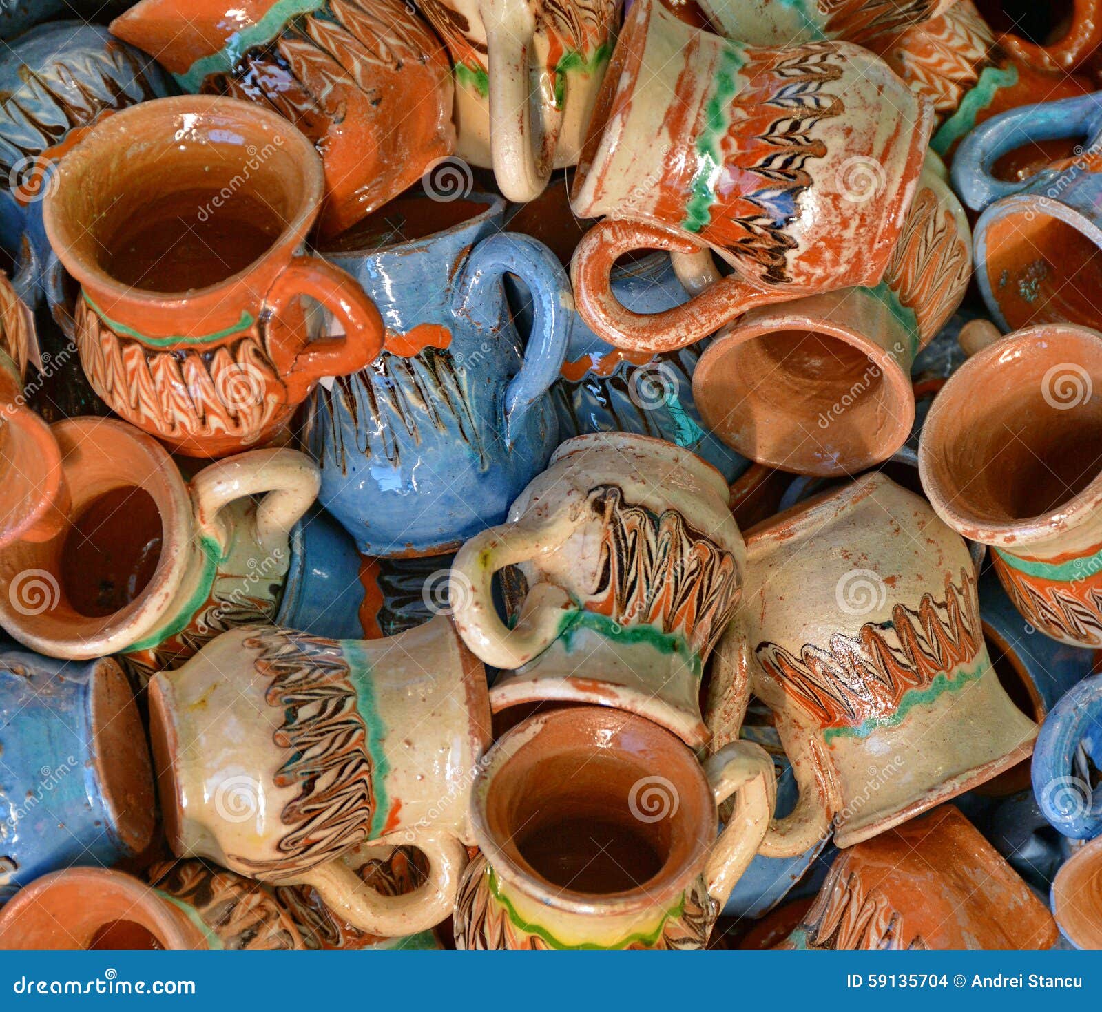 Painted Traditional Clay Plates Horezu Romania Stock Photos - Free &  Royalty-Free Stock Photos from Dreamstime