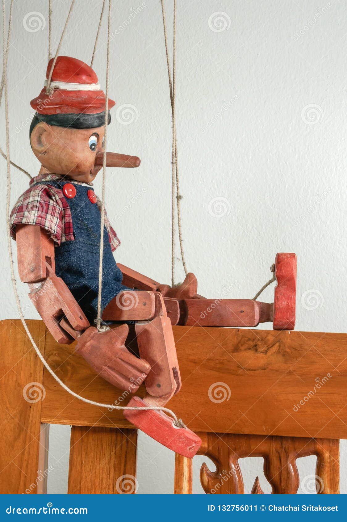 Traditional Puppets Made of Wood Editorial Photo Image of show