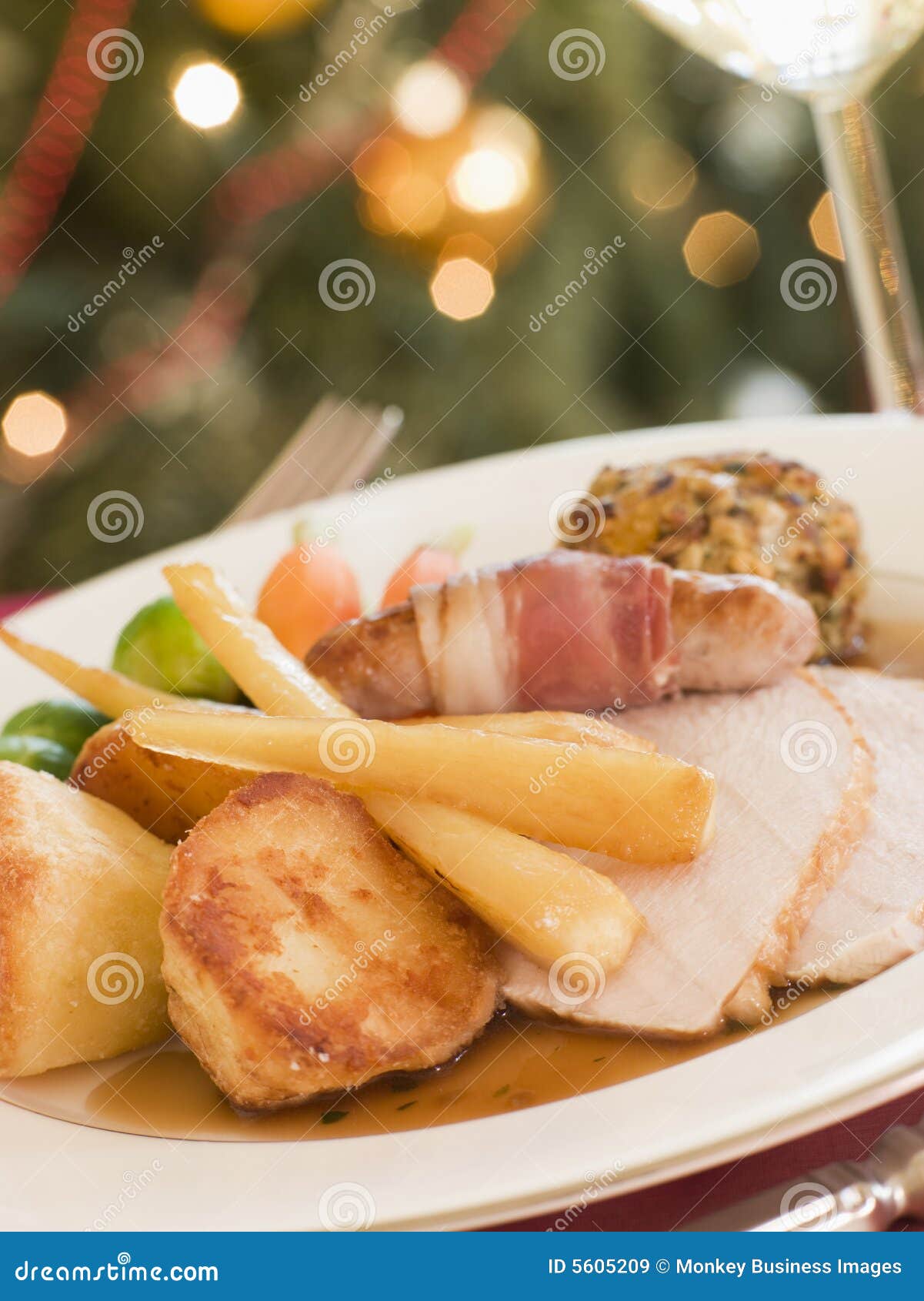 Roast Turkey, Apricot Stuffing & The Trimmings recipe Great British Chefs