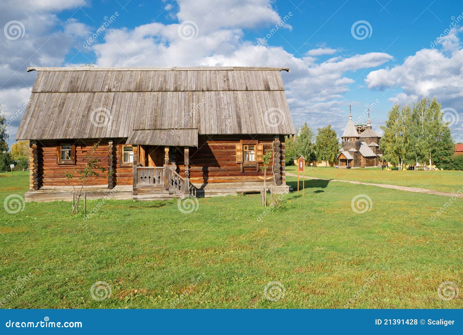 The Traditional Russian House Stock Photo Image of landscape, history