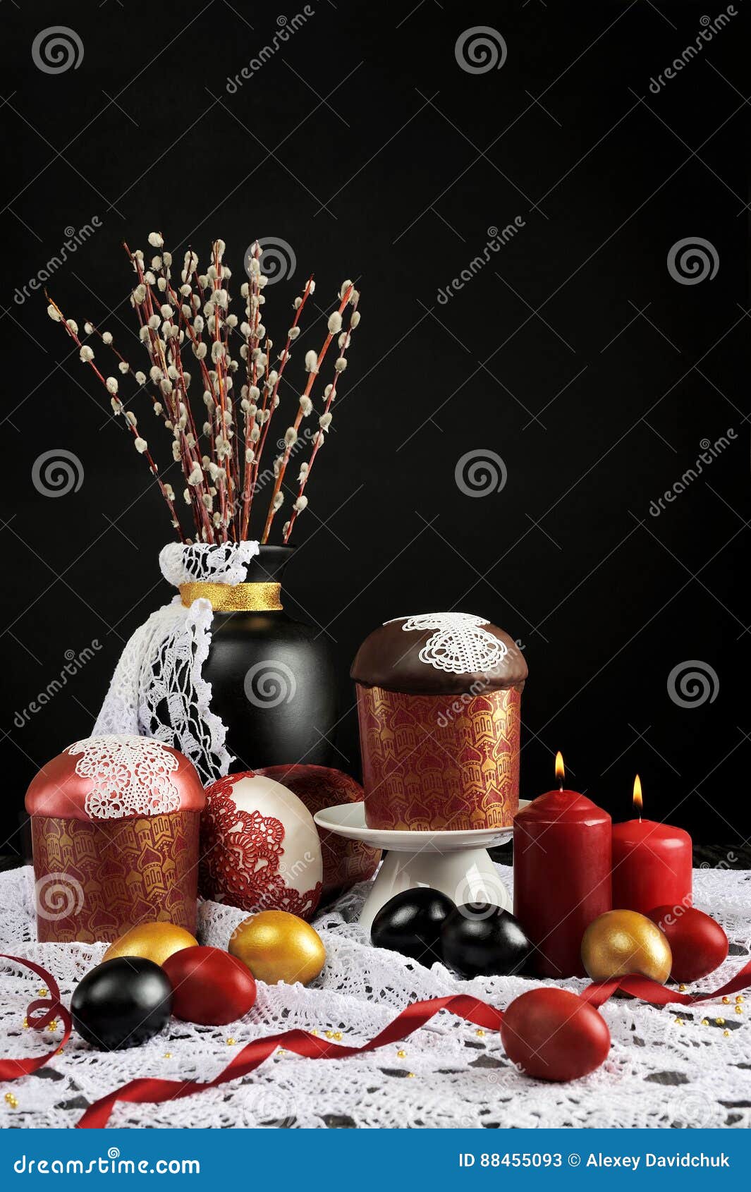 Traditional RussianOrthodox Easter Paschal Food Stock Image Image of