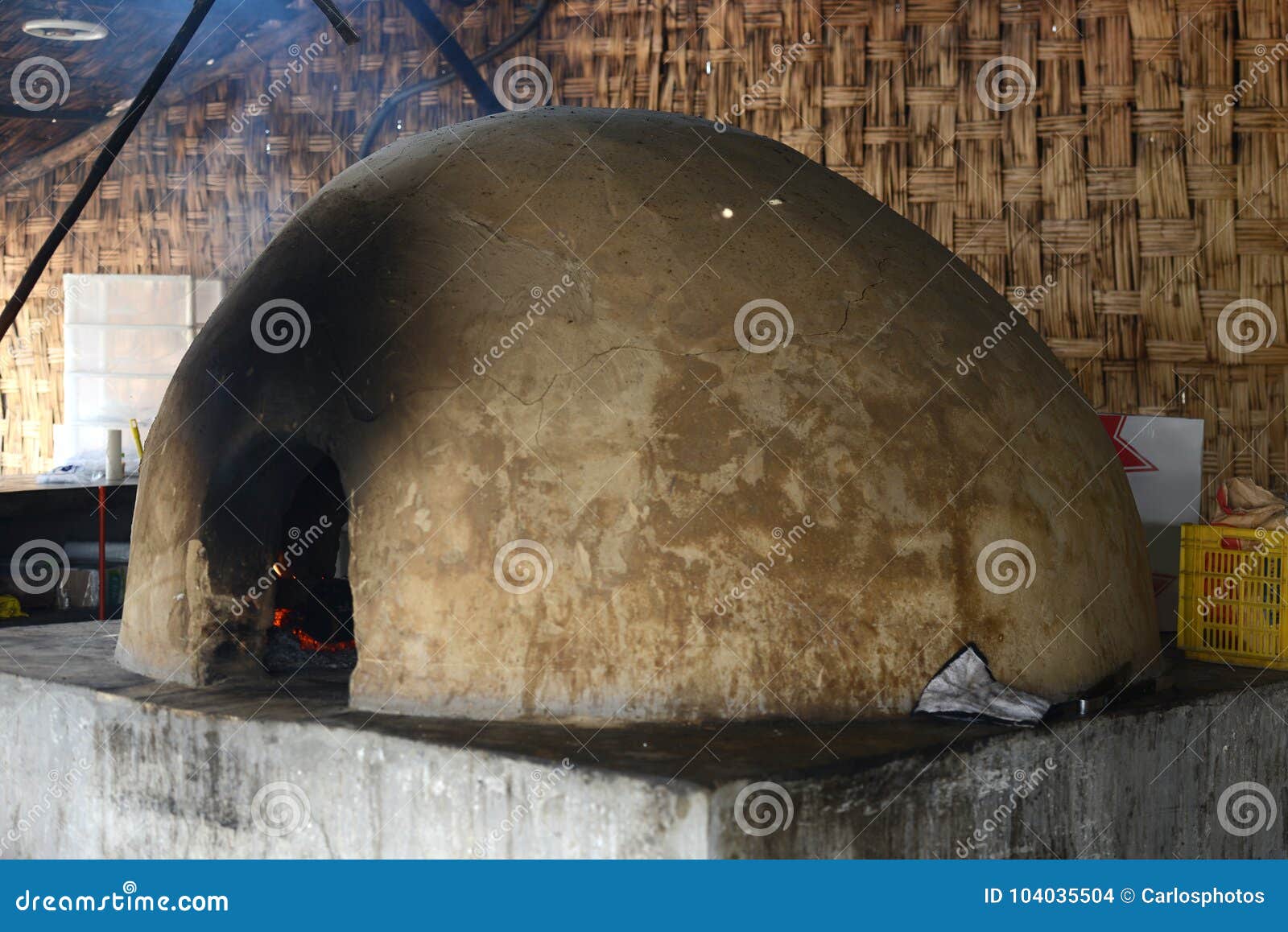 Clay oven stock image. Image of peru, bakery, stone, places - 5985631