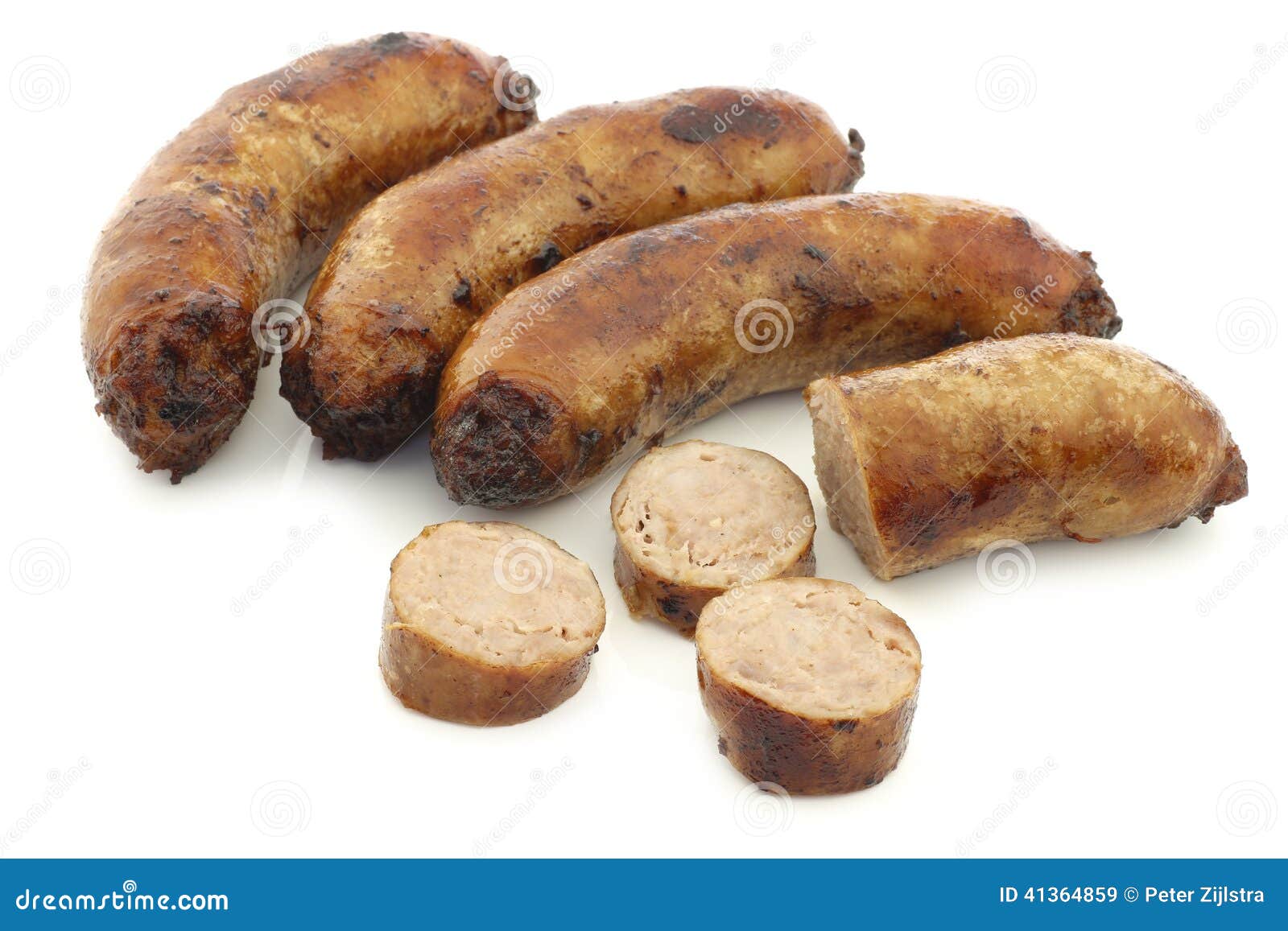 traditional sausages called bratwurst