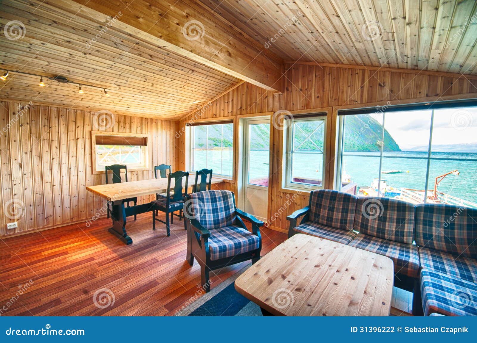 Traditional Scandinavian Home Stock Photo Image Of