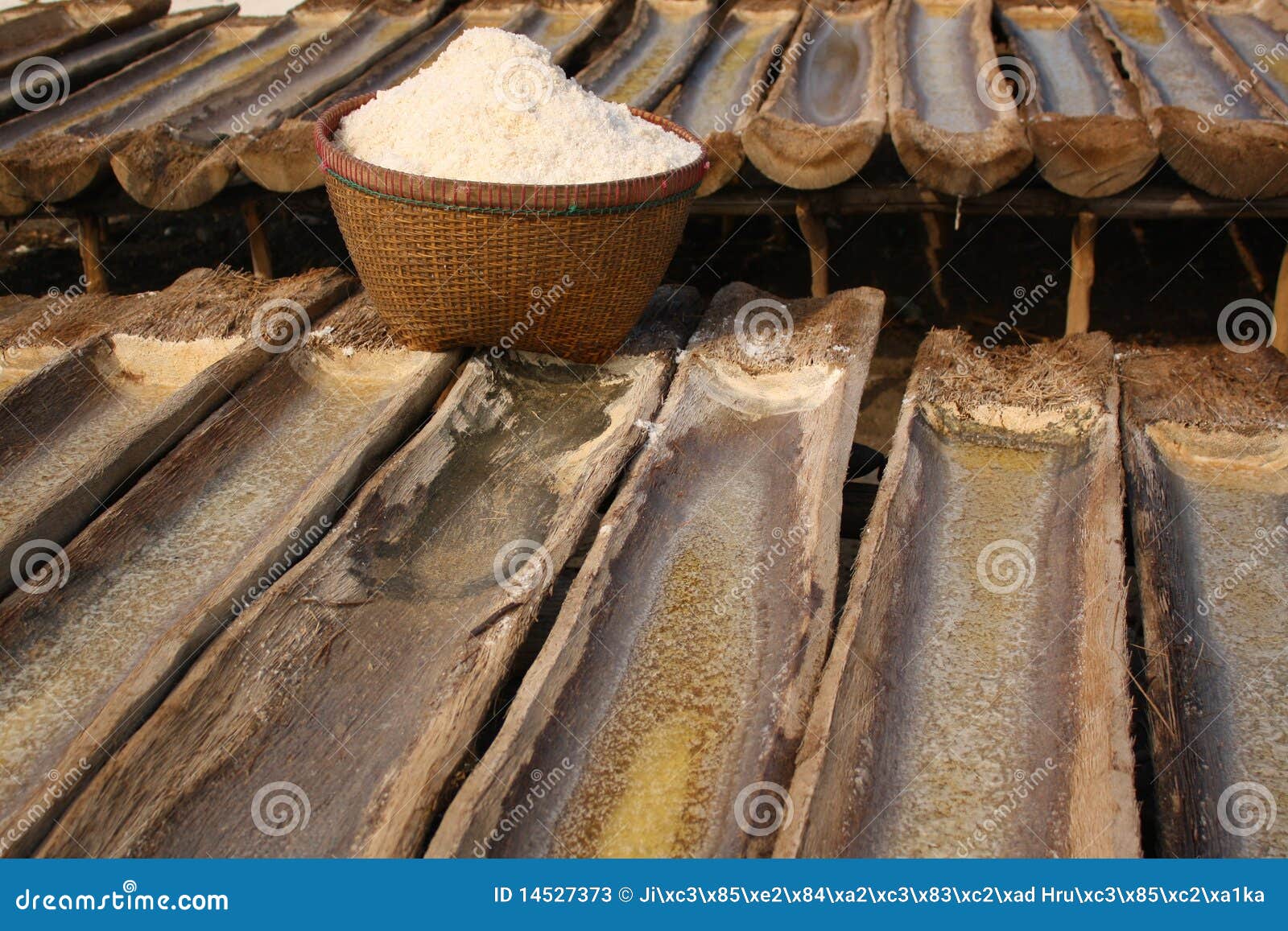 traditional sea salt from amed - bali