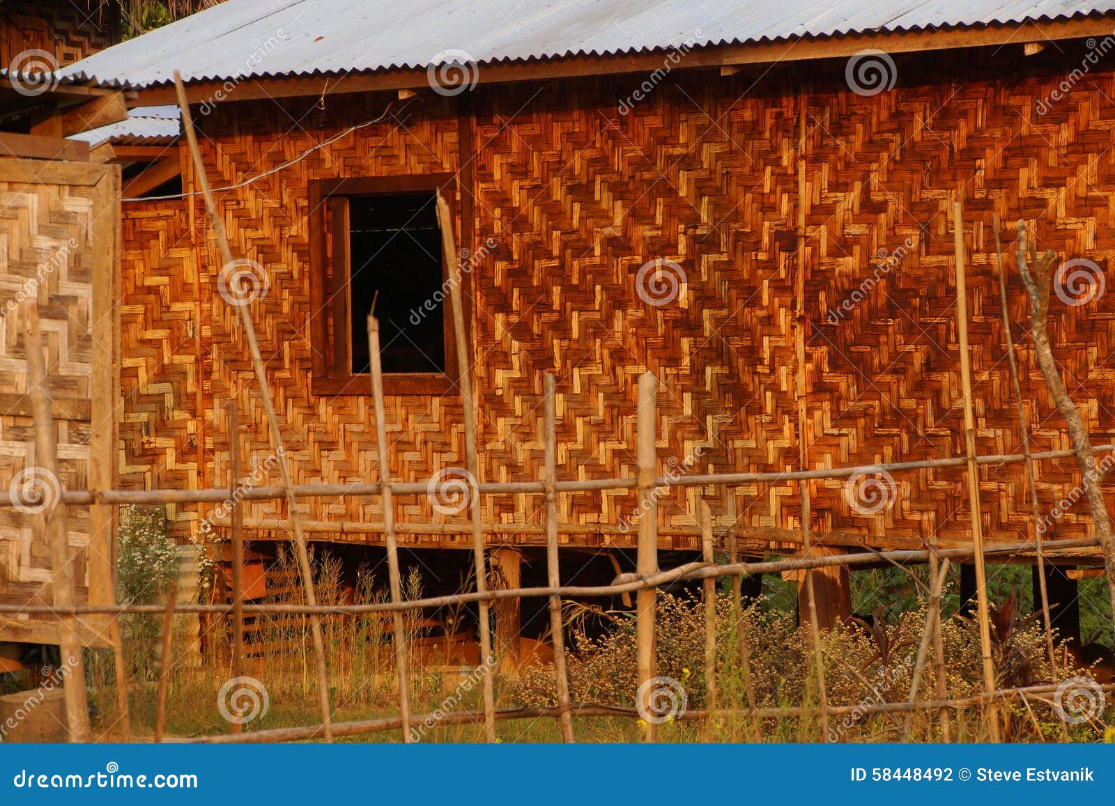 Traditional Shan House on Stilts in Hsipaw Stock Photo - Image of ...