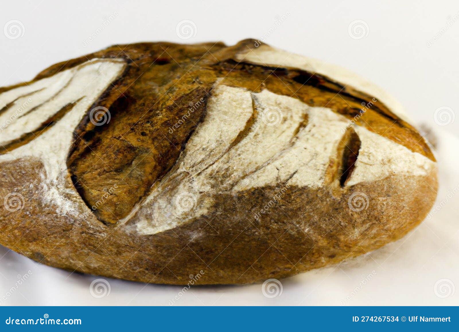 Traditional Sourdough Bread Stock Illustration Illustration of