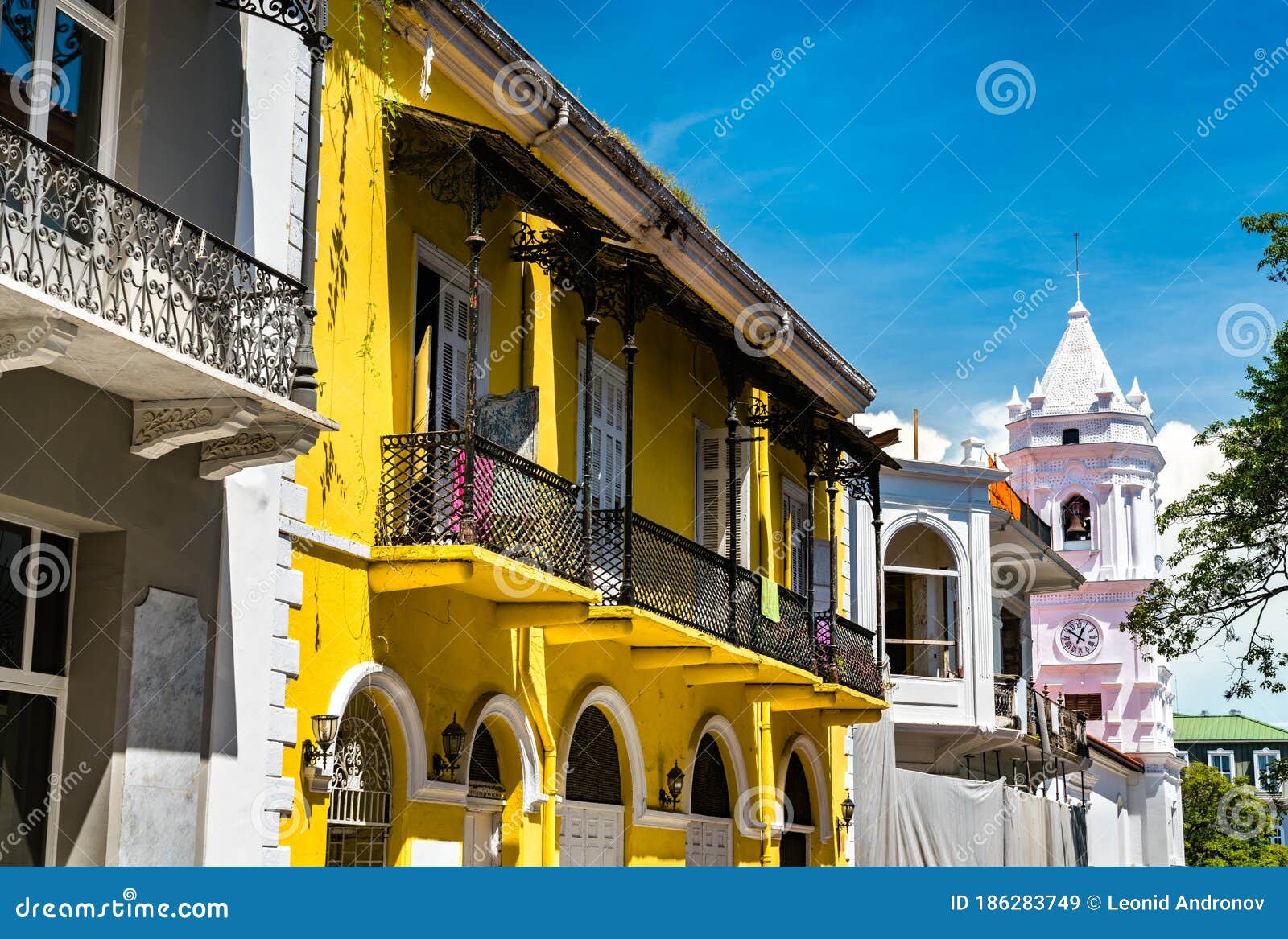 spanish colonial house in casco viejo, panama city