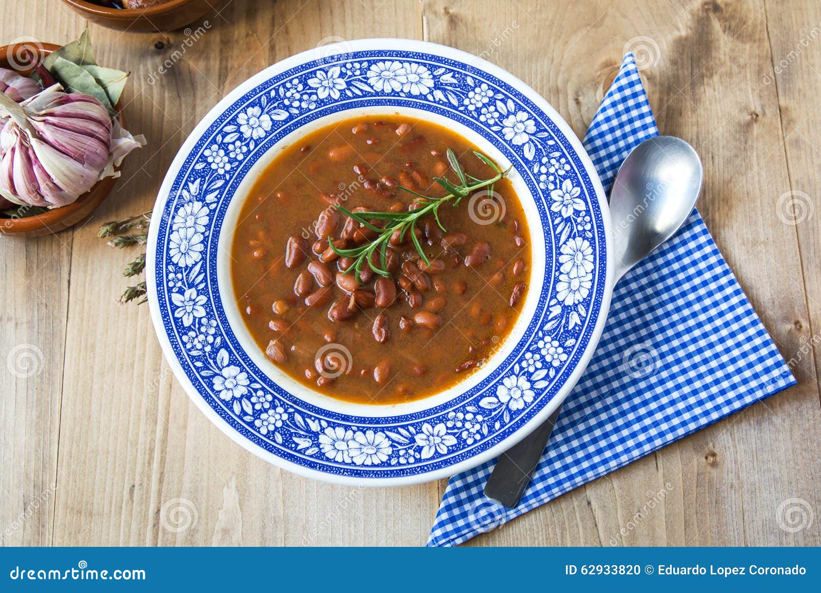 Traditional Spanish Stew of Beans Stock Photo - Image of beans, meal ...