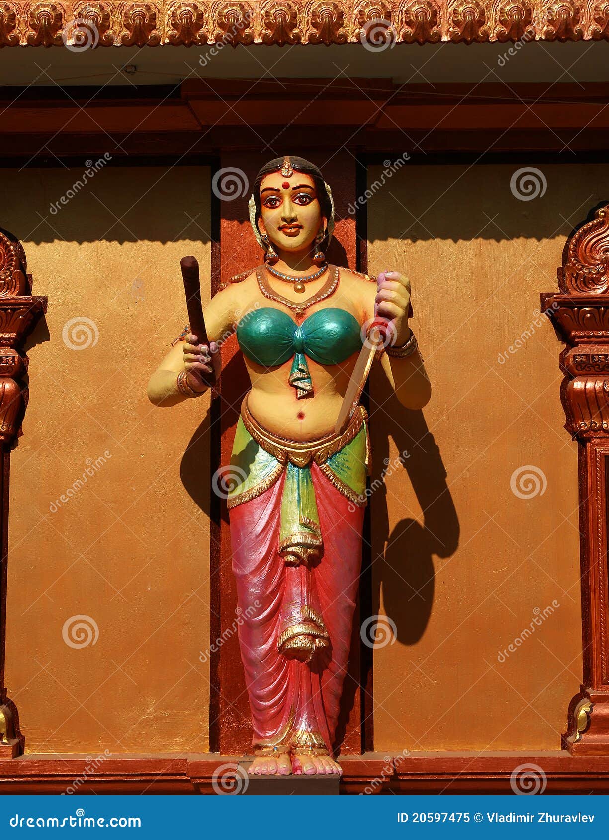 Traditional Statues of Gods and Goddesses Stock Image Image of ancient, hindu 20597475
