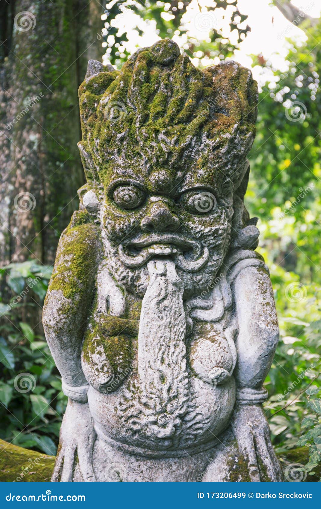 Traditional Stone Statues in Bali,Indonesia Stock Image - Image of ...