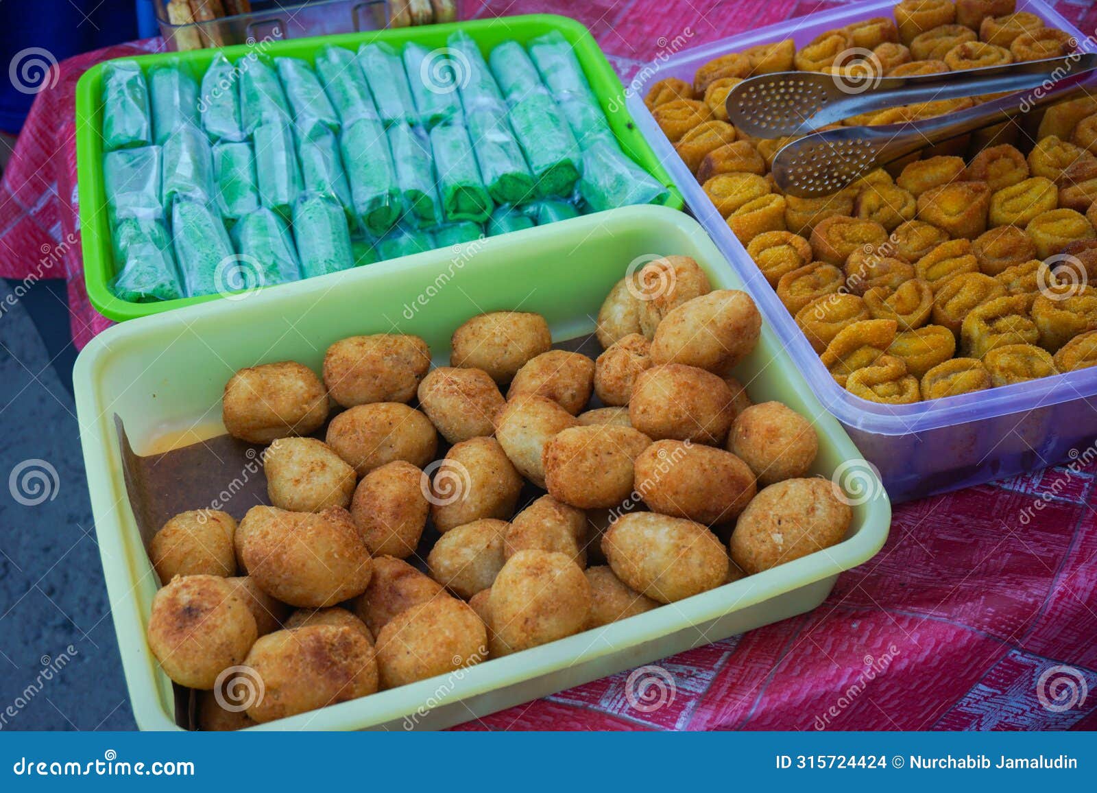 Traditional Street Food in Indonesia Stock Photo - Image of homemade