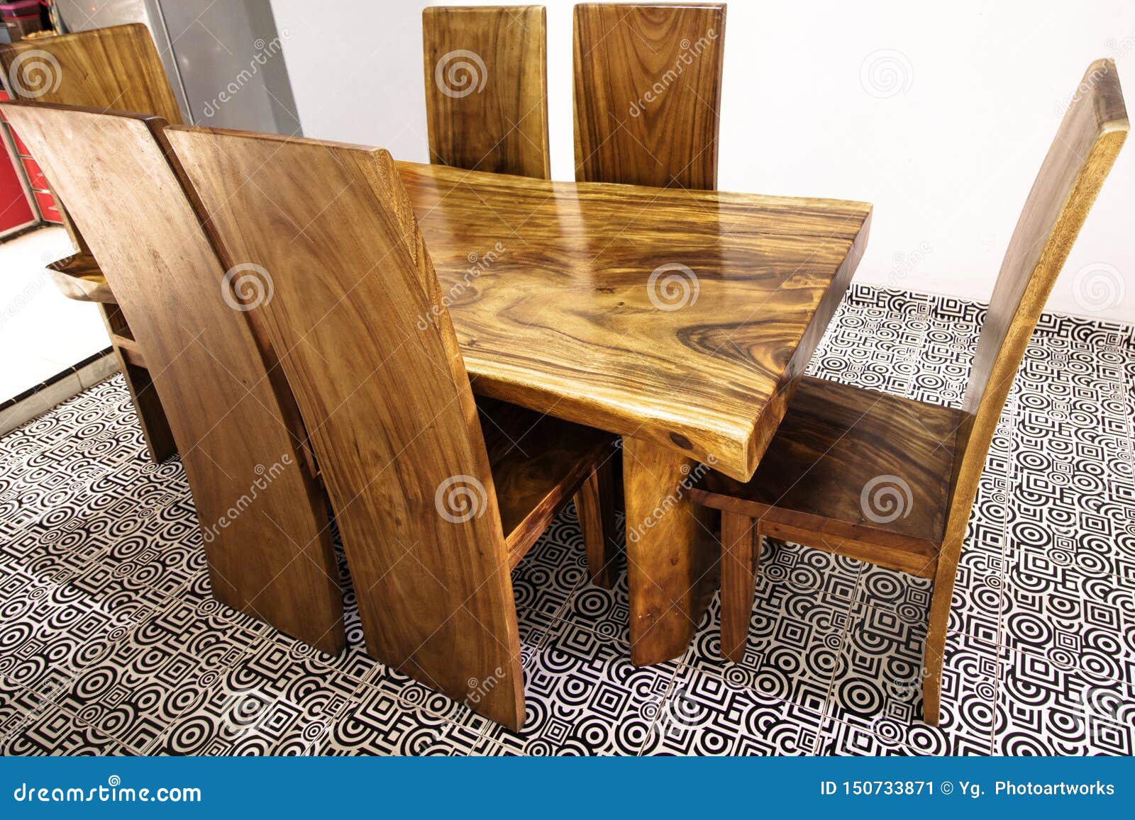 Traditional Suar Wood Kayu Trembesi Is Made From Original Indonesian Natural Wood Stock Image Image Of Luxury
