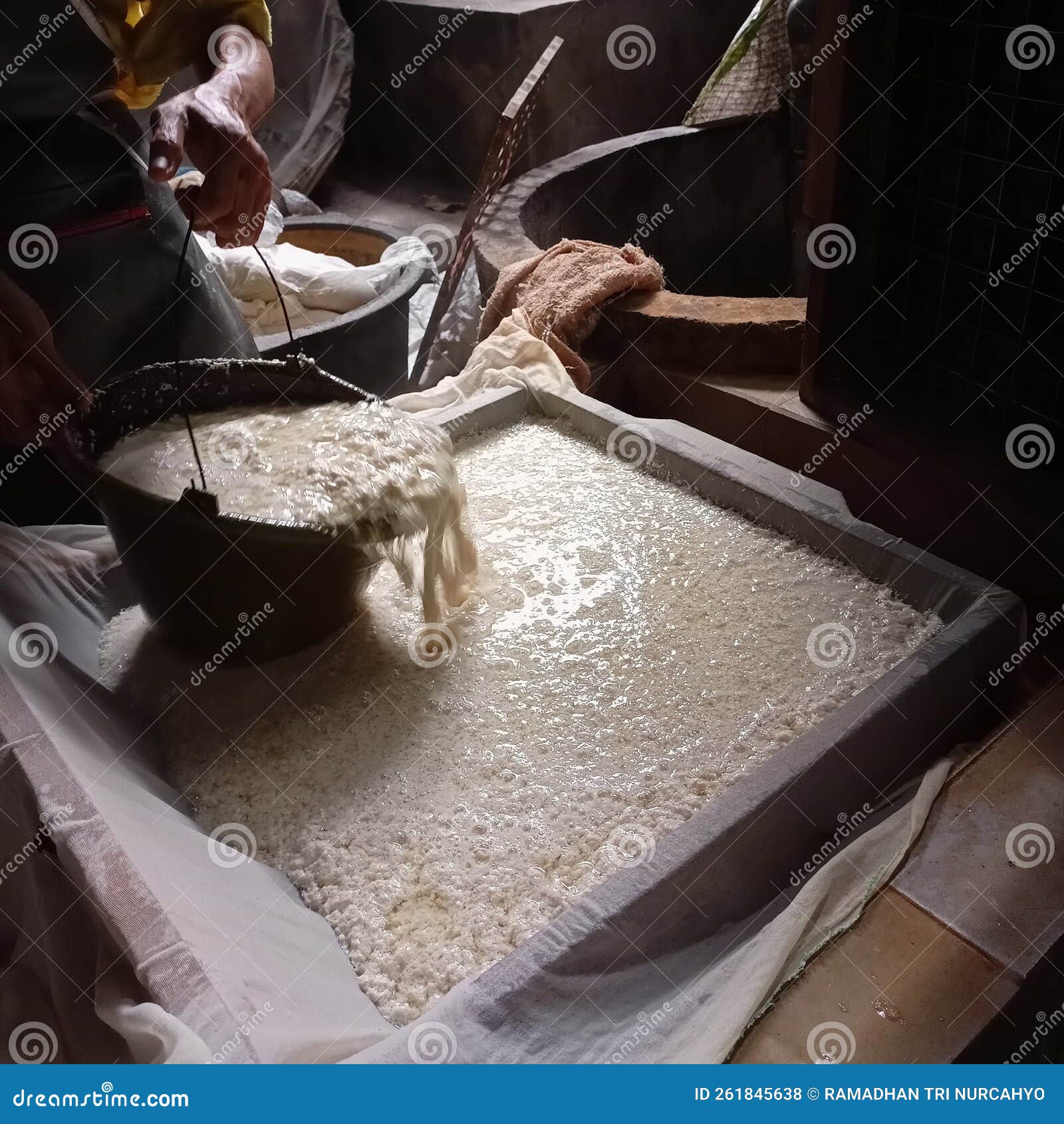 Traditional Tofu Pudding Dessert In Asia Royalty-Free Stock Photo