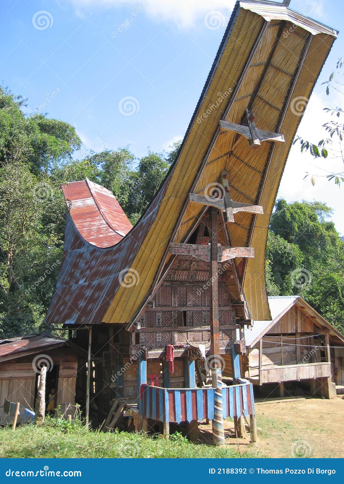 A Traditional Toraja House Stock Photography Image 2188392