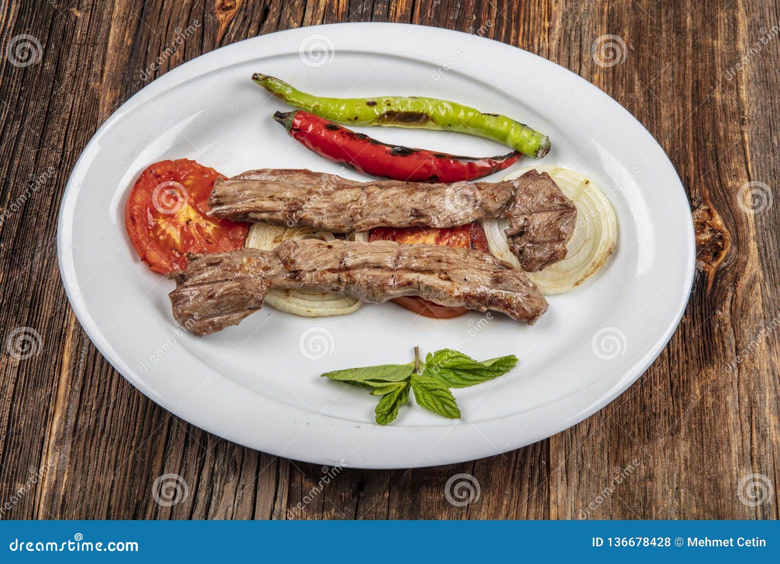 traditional turkish cuisine grilled meat lamb rib lamb kusleme